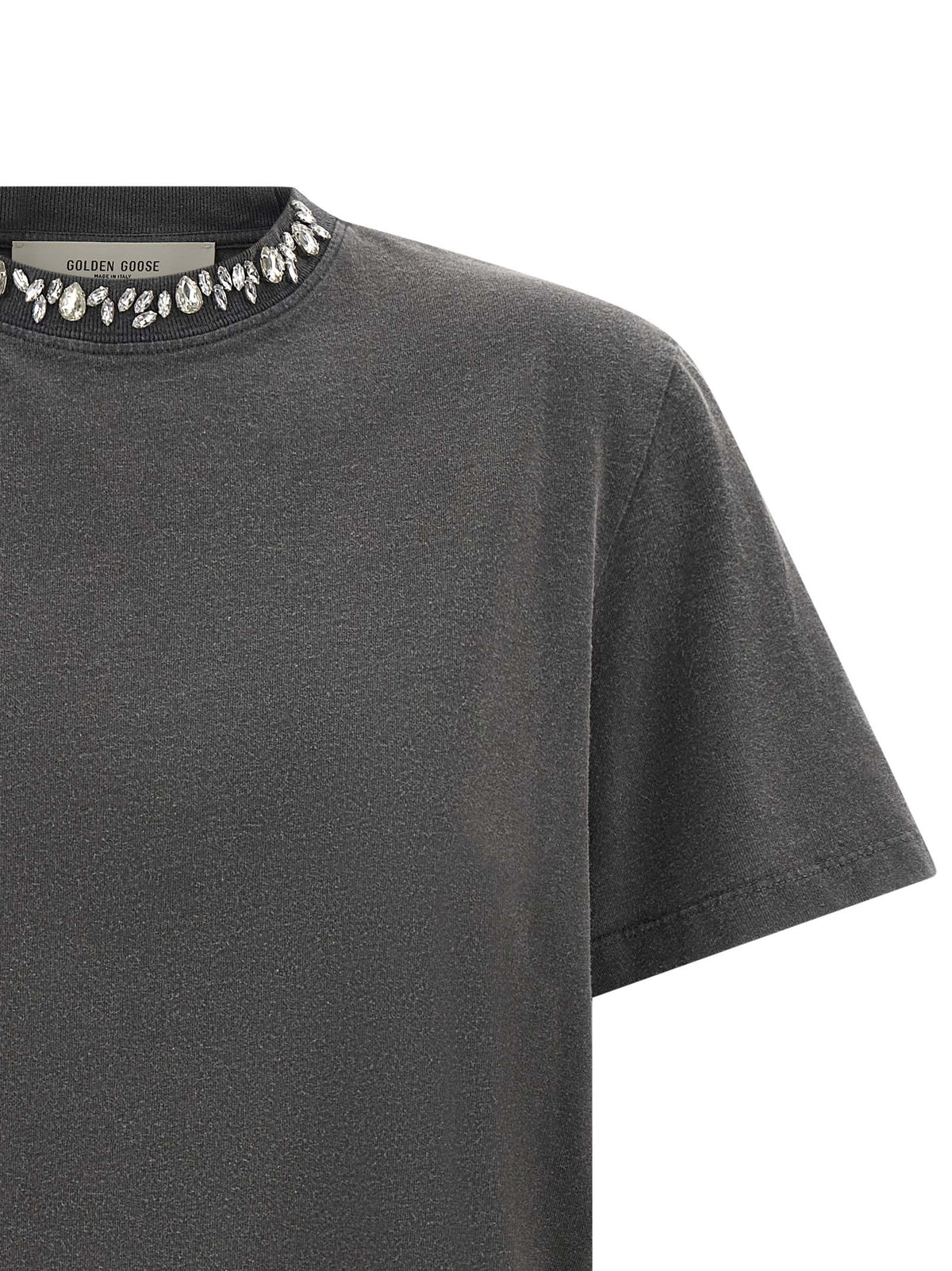 Golden Goose Gray Cotton T-Shirt