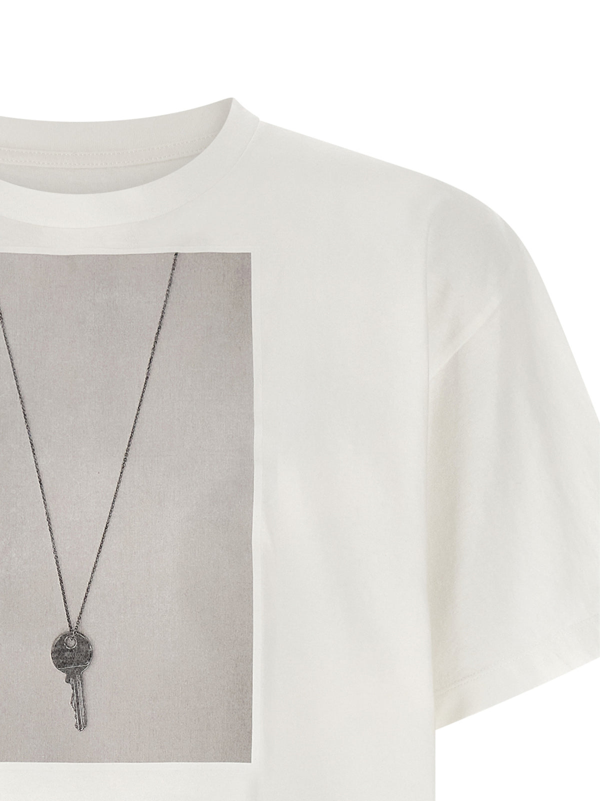MM6 Maison Margiela White Cotton T-Shirt