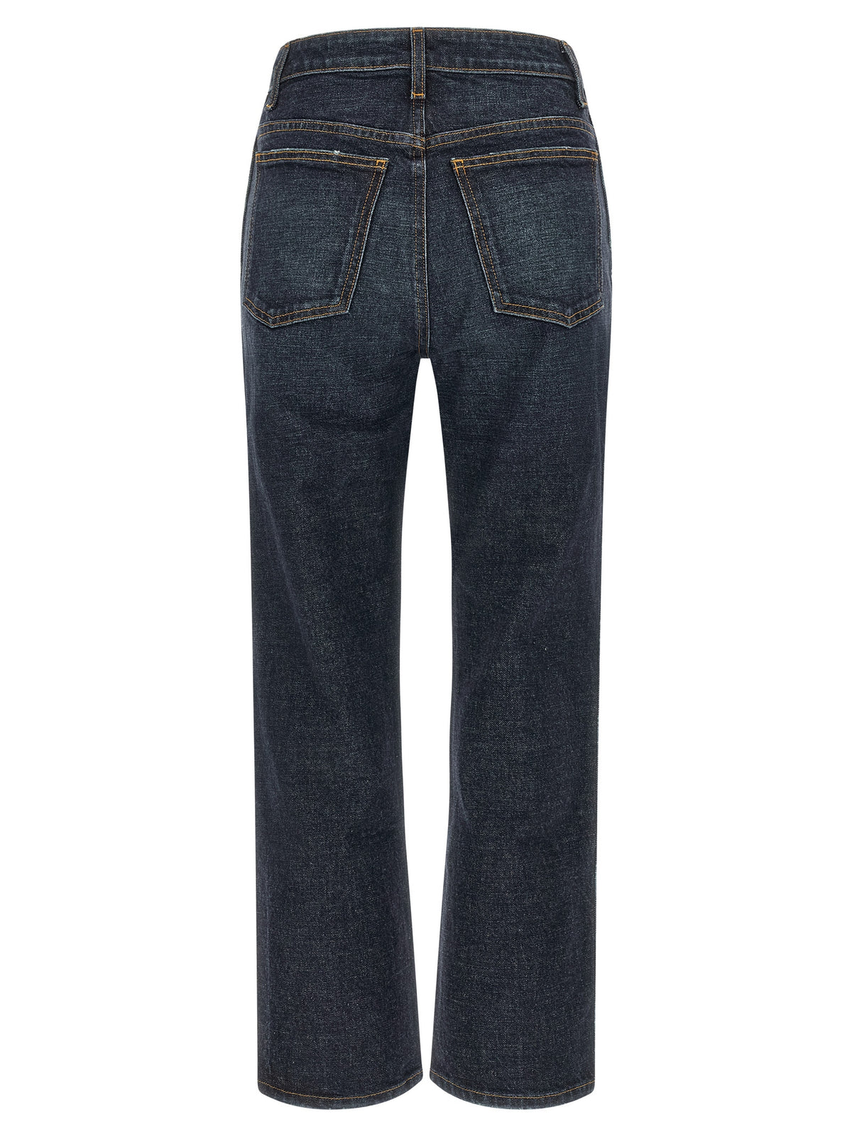 Khaite Blue Cotton Flared Jeans