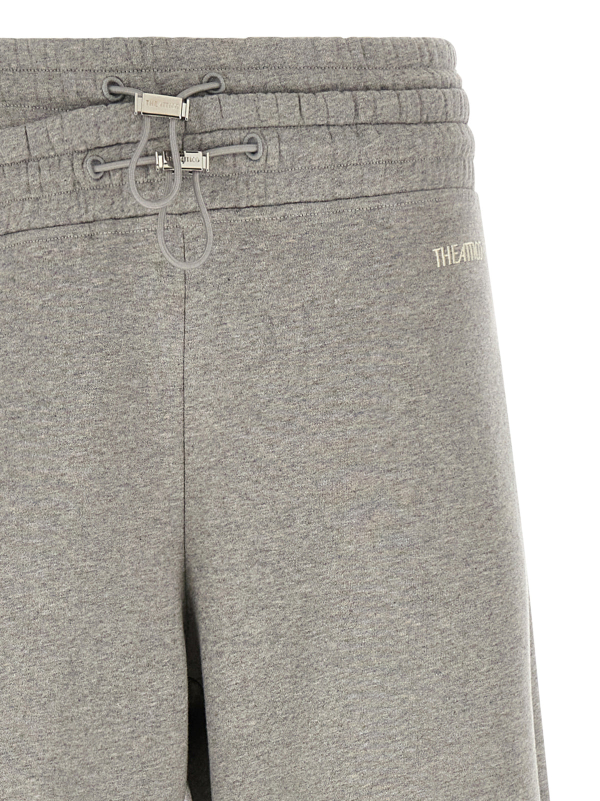 The Attico Gray Cotton Casual Pants
