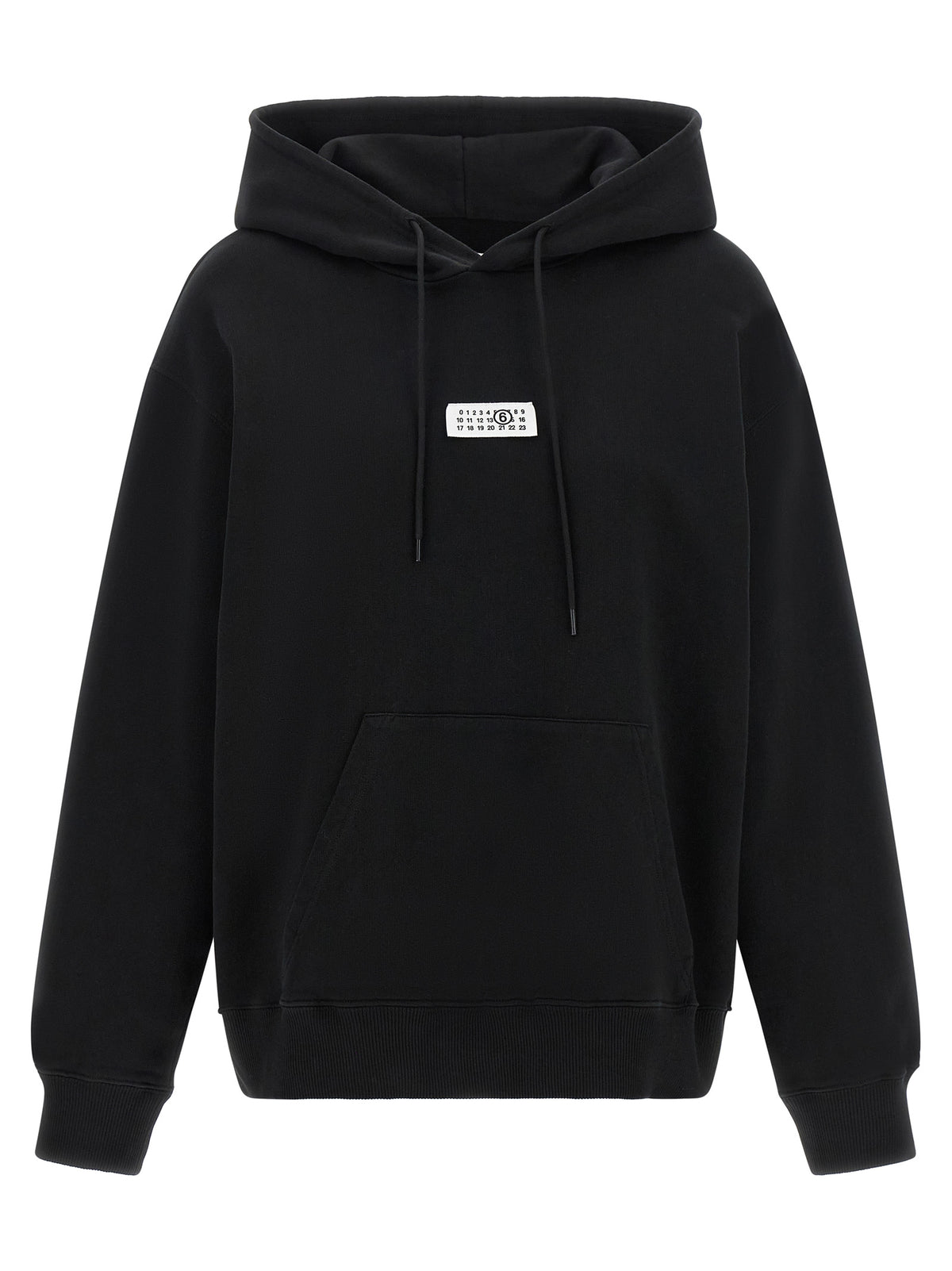 MM6 Maison Margiela Black Cotton Sweatshirt