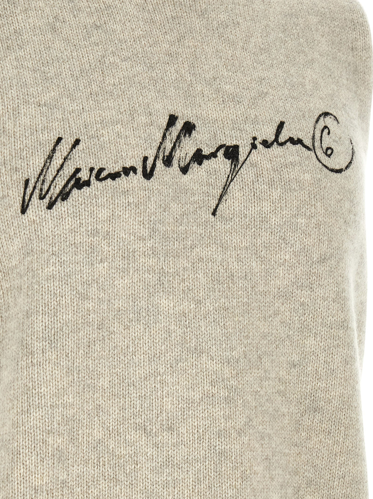 MM6 Maison Margiela Gray Wool Sweatshirt
