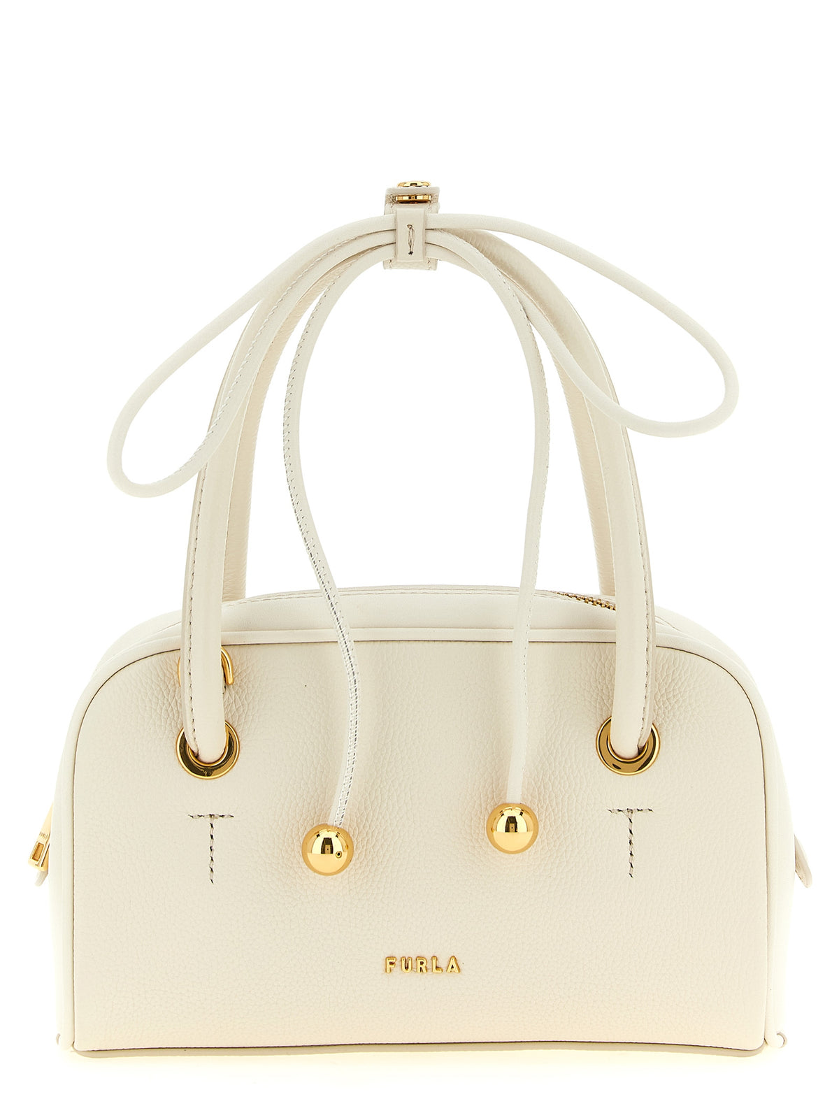 Furla White Calfskin Handbag