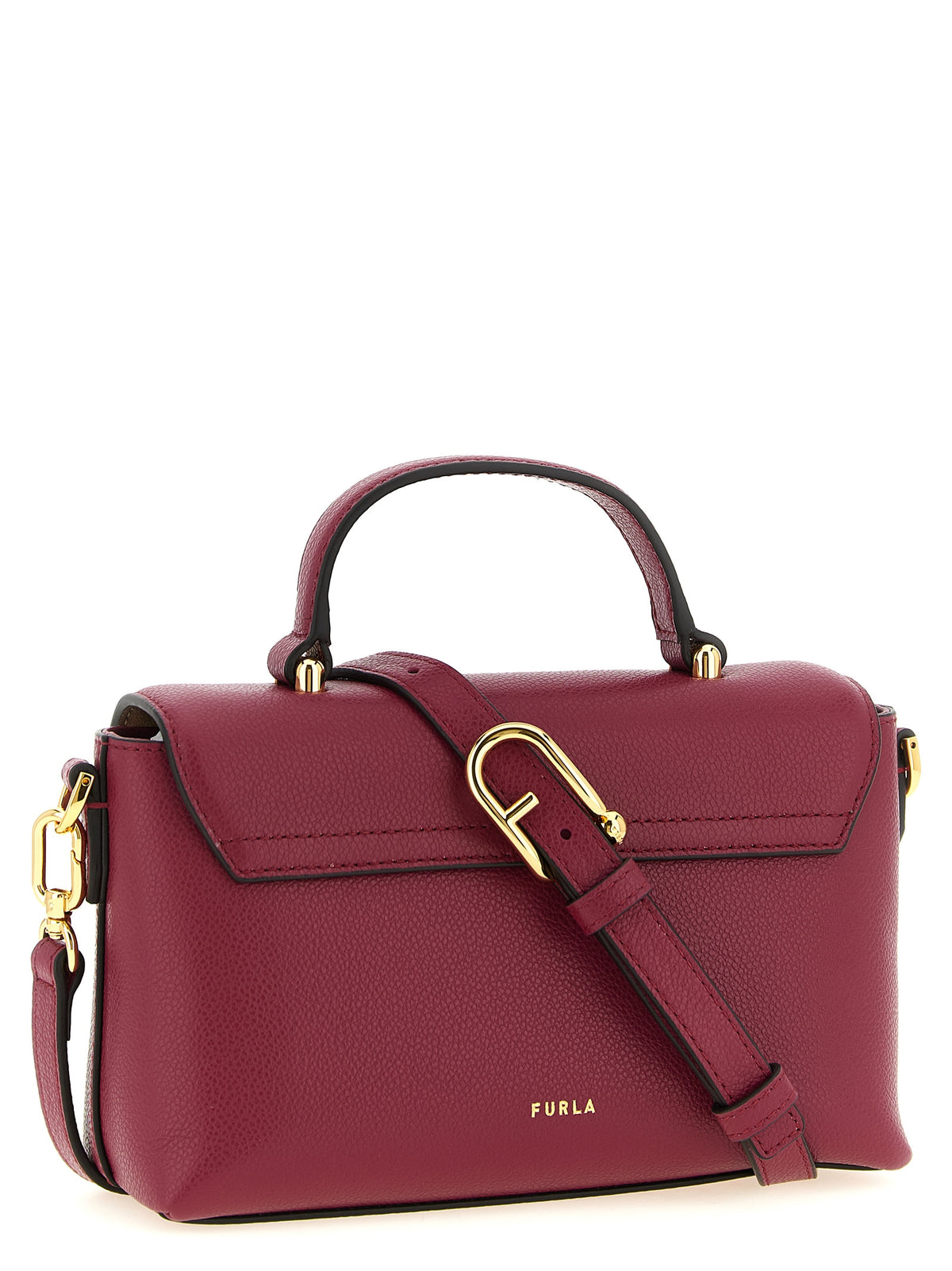 Furla Red Calfskin Handbag
