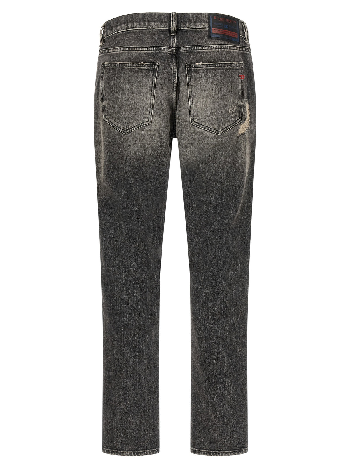 Diesel Gray Cotton Skinny Jeans
