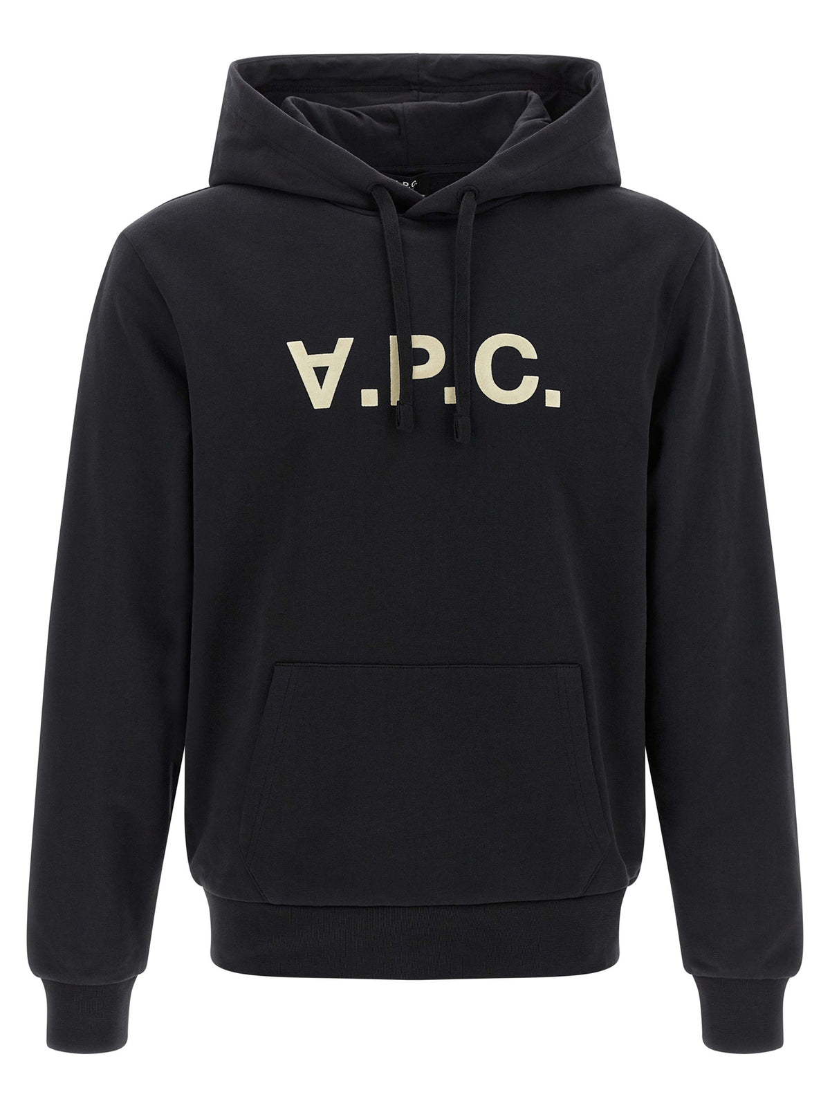 A.P.C. Black Cotton Hoodie