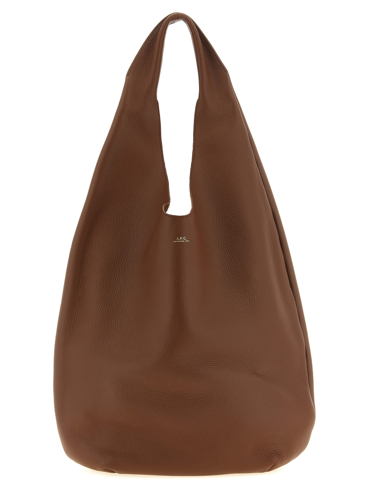A.P.C. Brown Cowhide Shoulder Bag