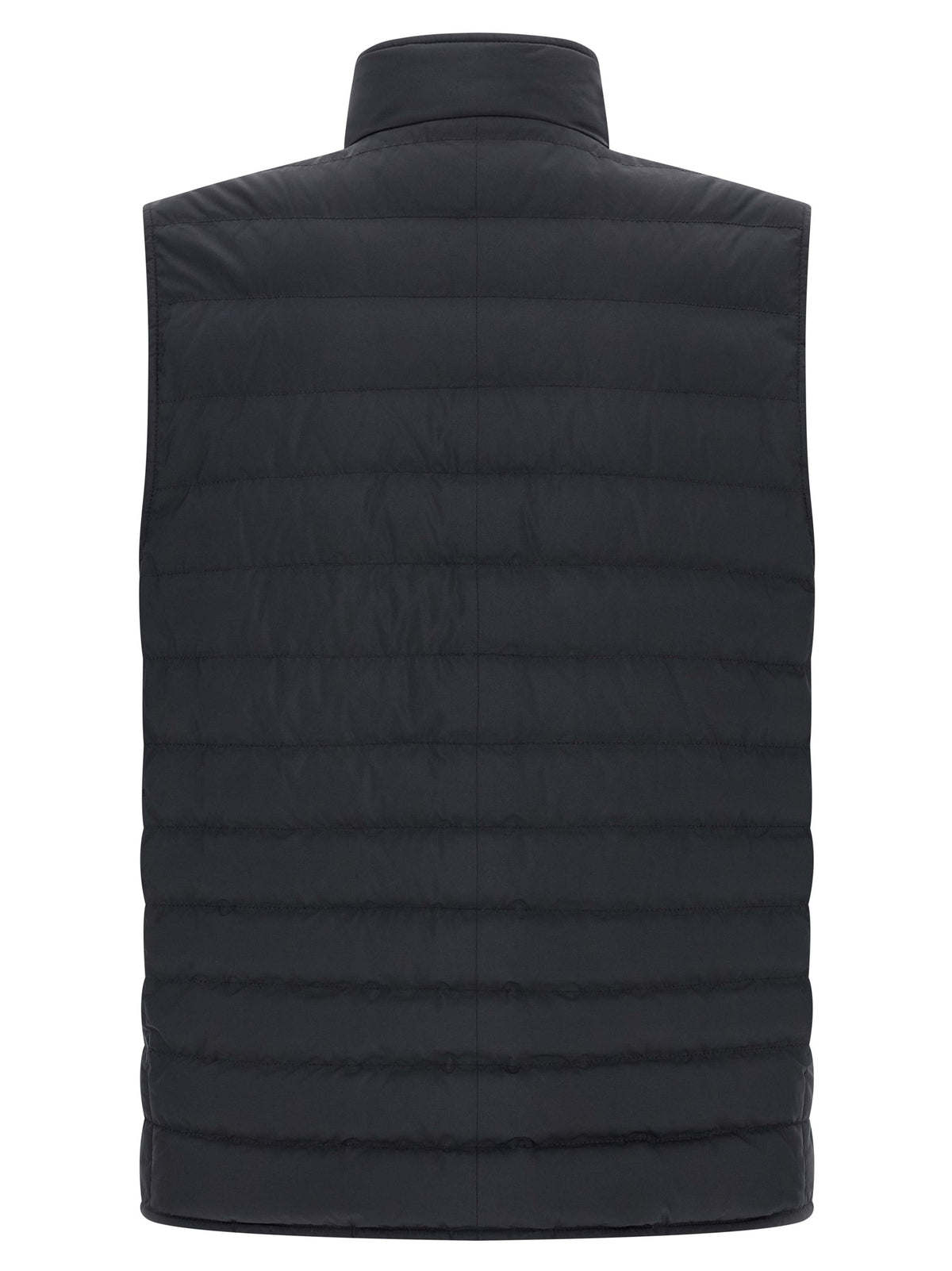 Brunello Cucinelli Blue Polyester Sleeveless Jacket