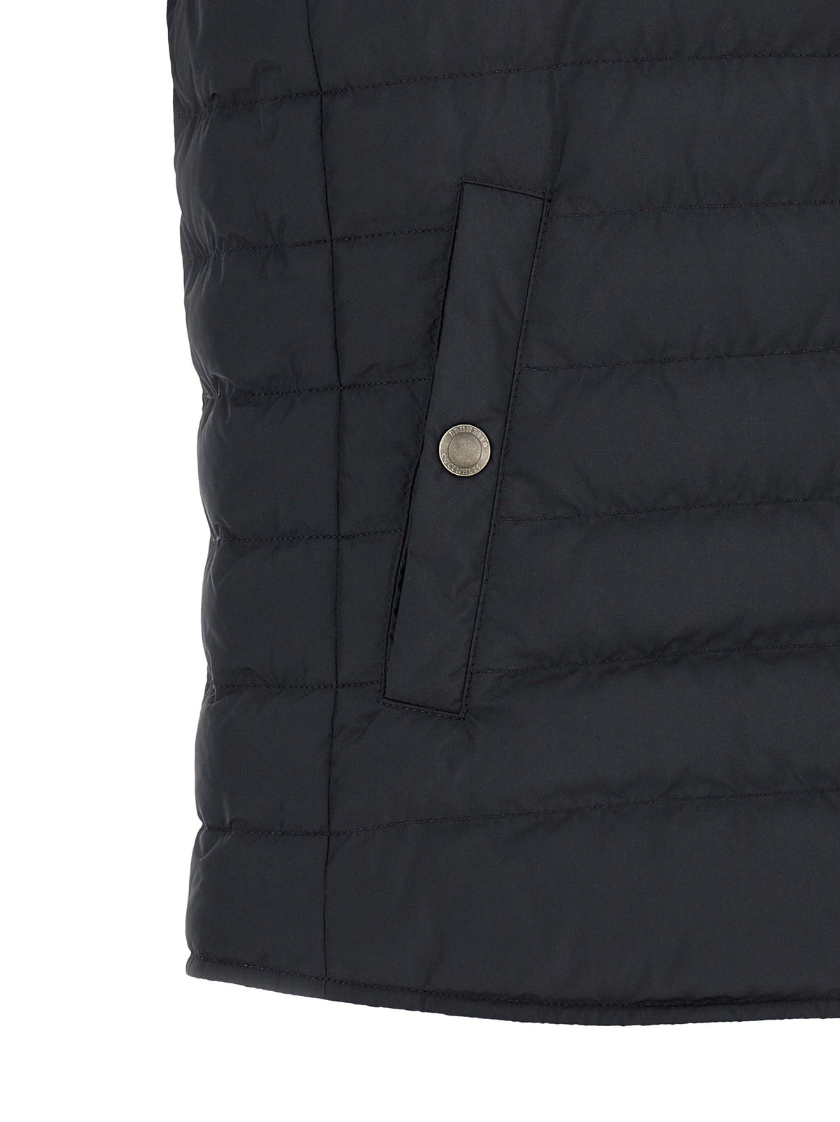 Brunello Cucinelli Blue Polyester Sleeveless Jacket