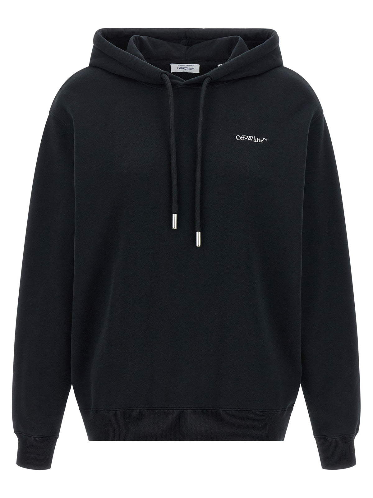 Off-White Black Cotton Sweatshirt