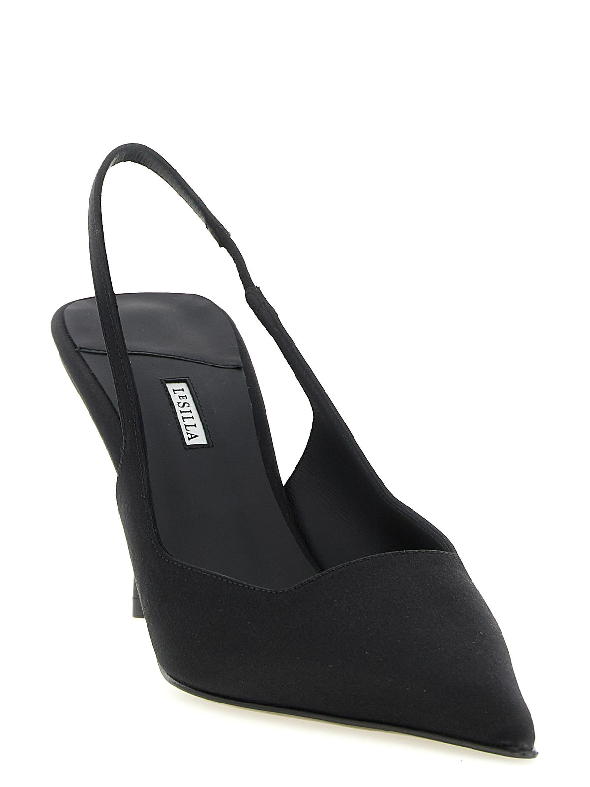LE SILLA Black Viscose High Heel Pumps