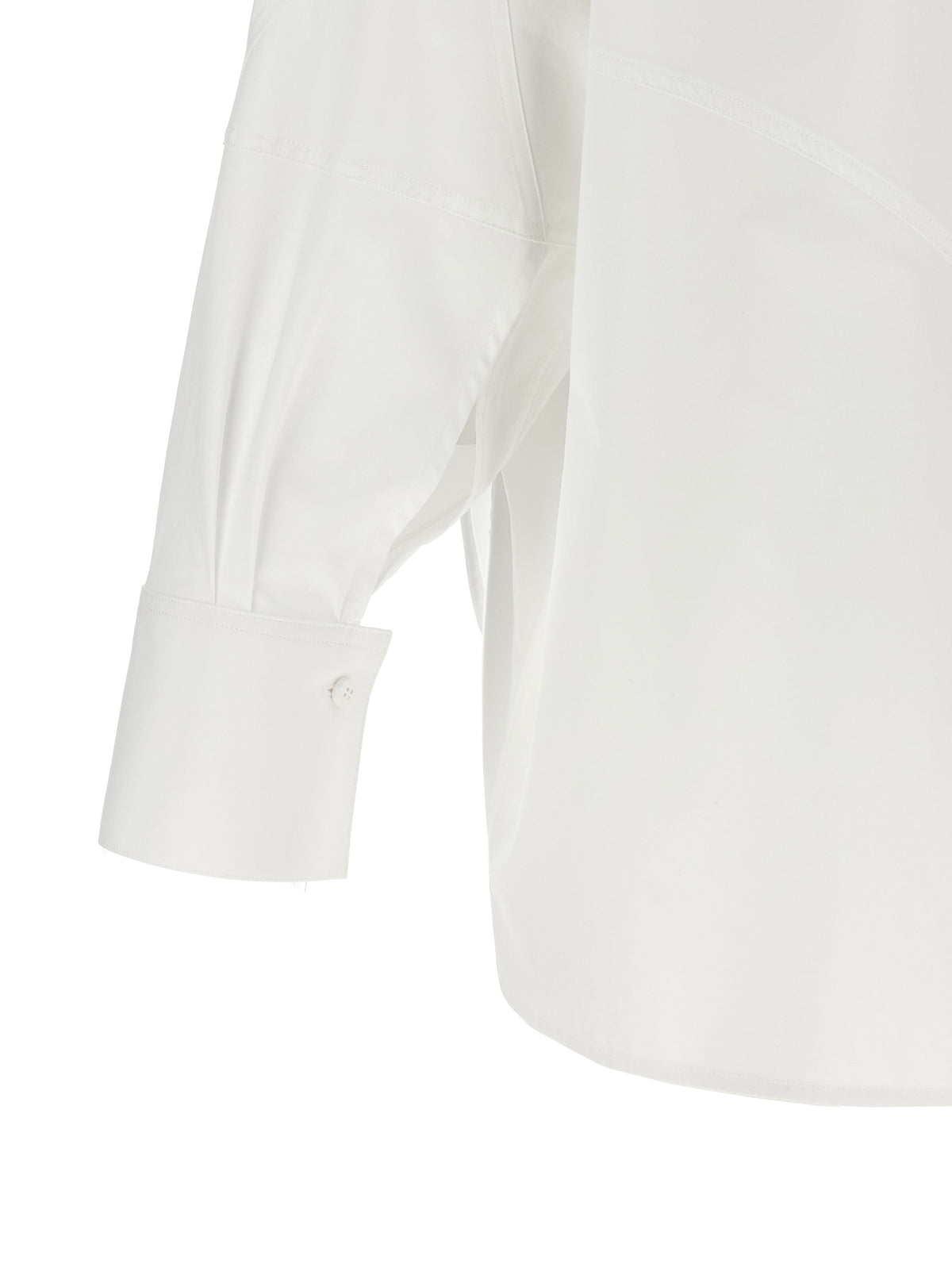 The Attico White Cotton Blouse