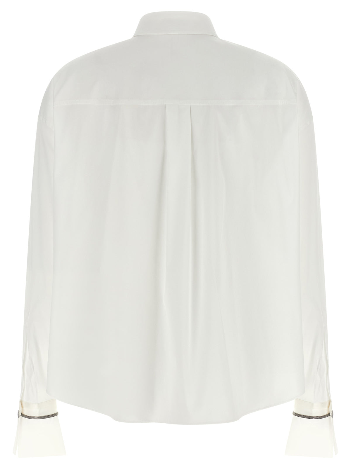 Brunello Cucinelli White Cotton Blouse