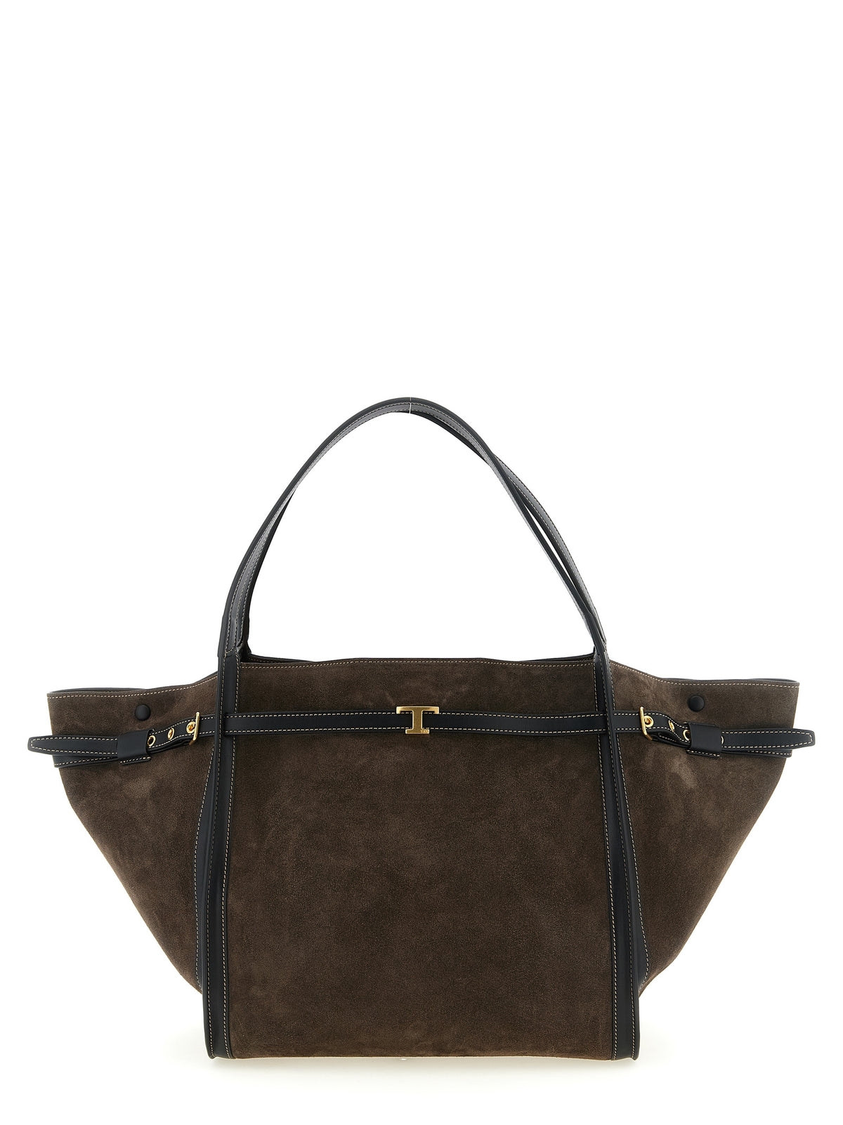 Tod's Brown Calfskin Tote Bag