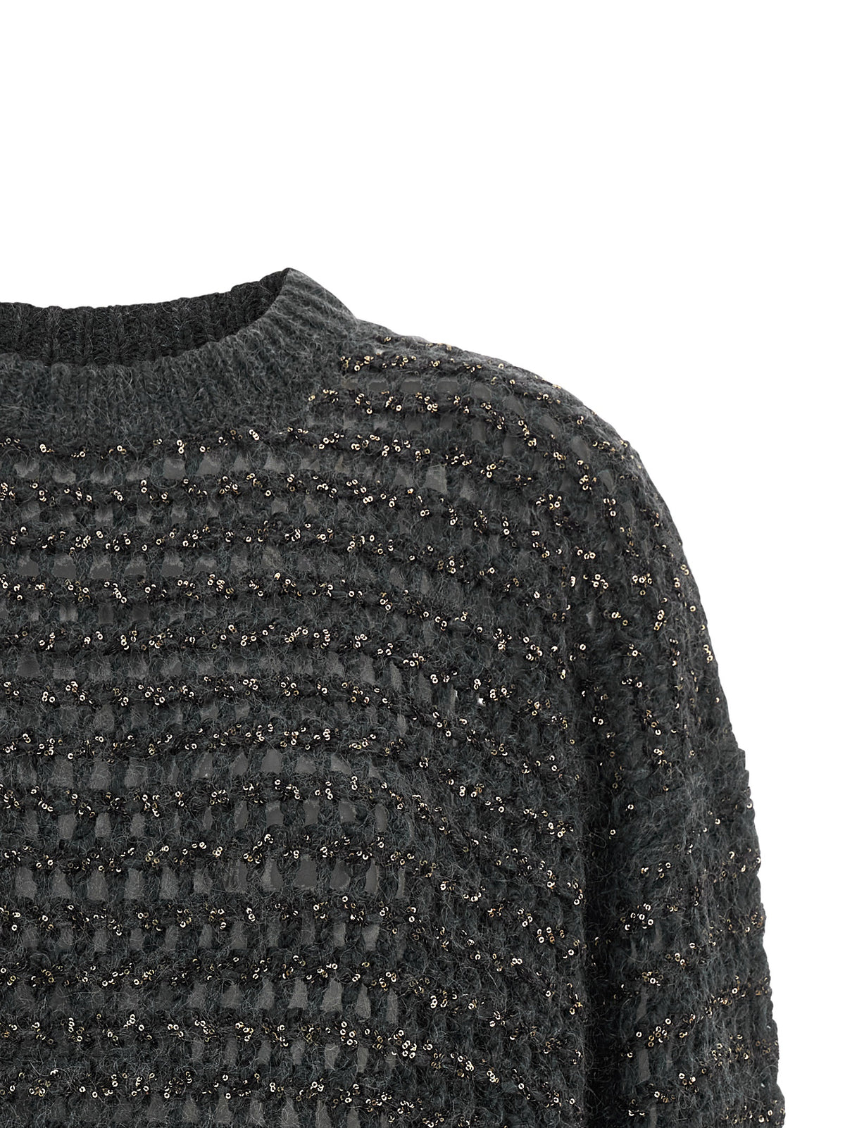 Brunello Cucinelli Gray Elastane Cardigan