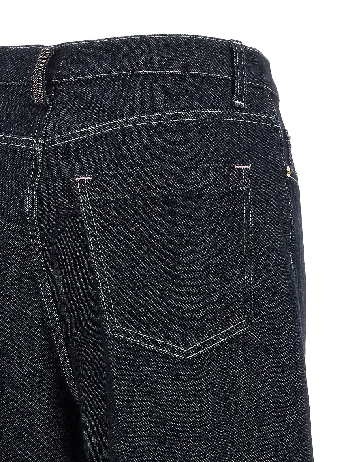 Fabiana Filippi Blue Cotton Jeans Denim