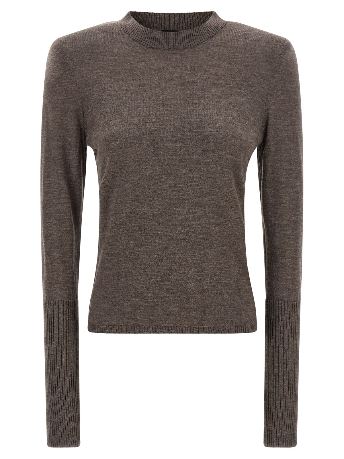PINKO Brown Wool Cardigan