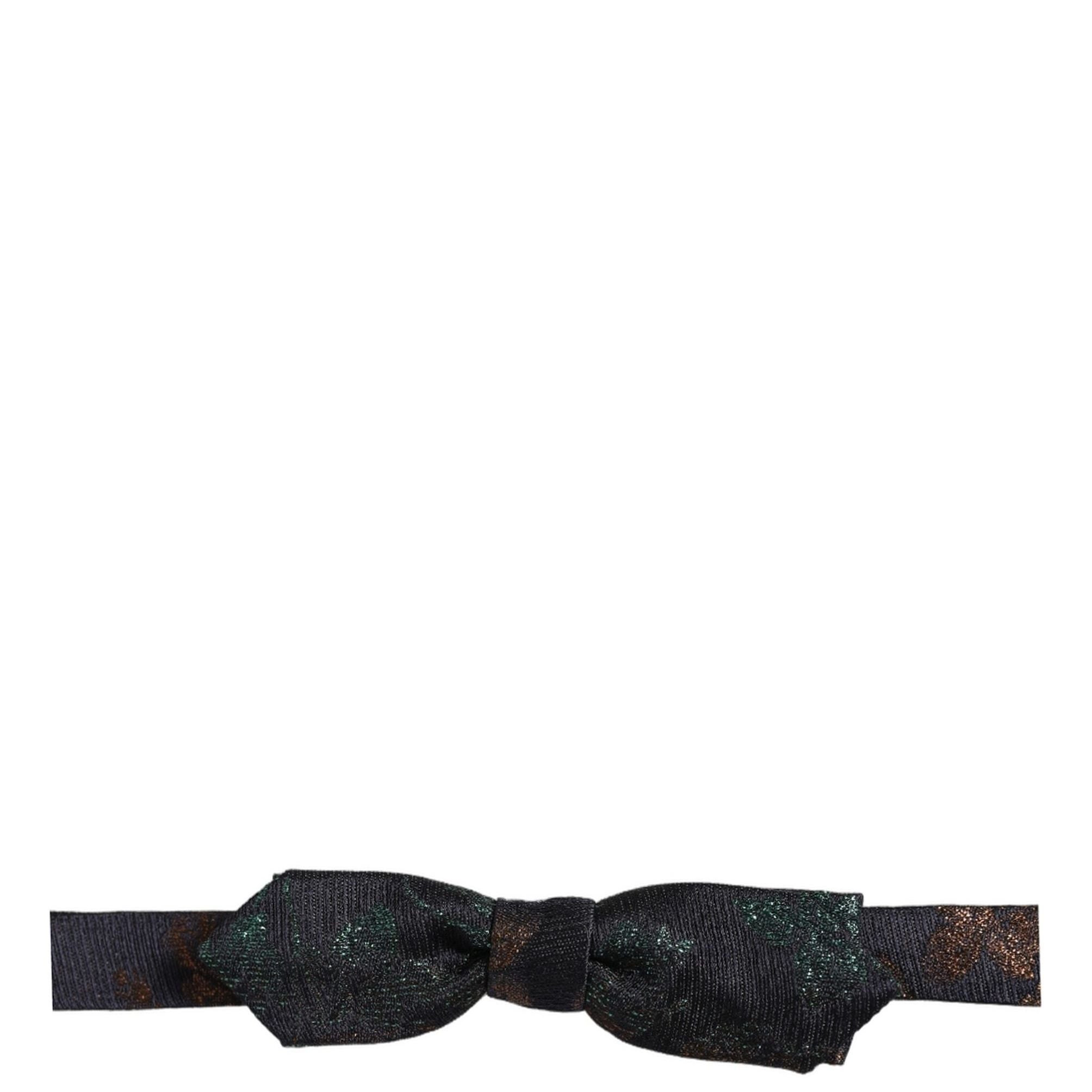 Dolce & Gabbana Men Multicolor 100% Silk Adjustable Neck Papillon Bow Tie