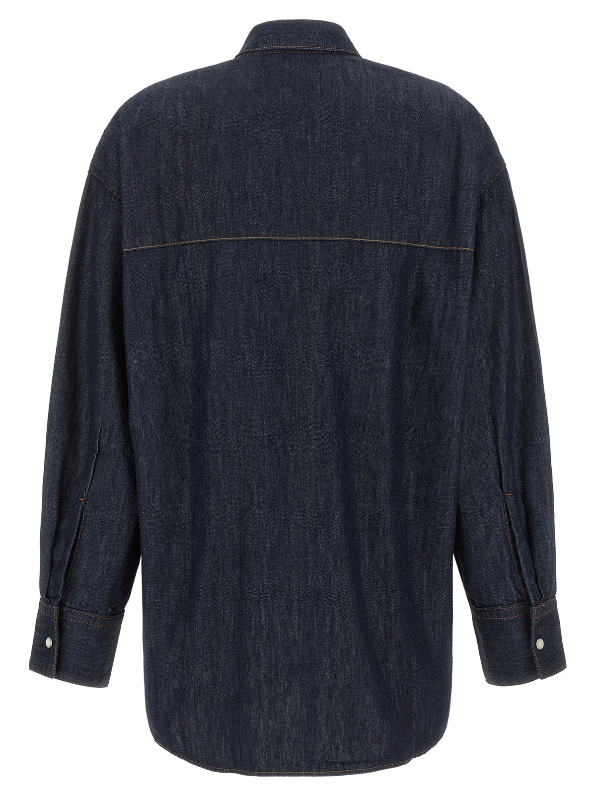 Khaite Blue Cotton Blouse