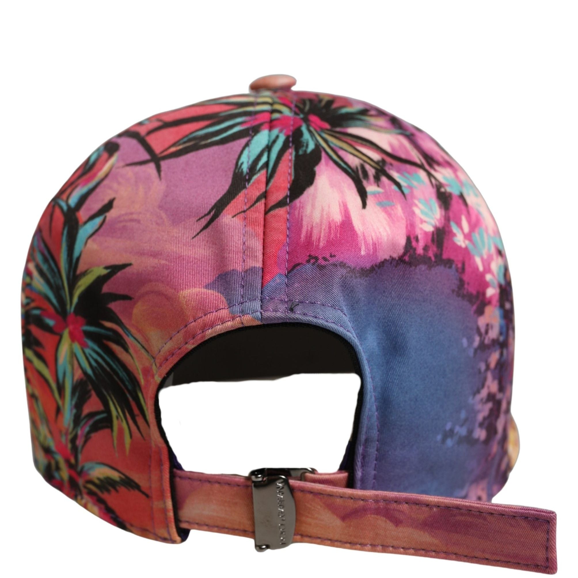 Dolce & Gabbana Multicolor Tropical Themed Baseball Capello Hat