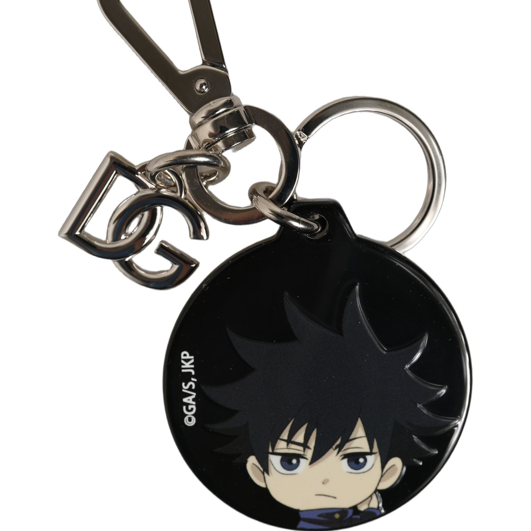 Dolce & Gabbana Black Fushiguro Megumi Charm Metal Keychain Keyring