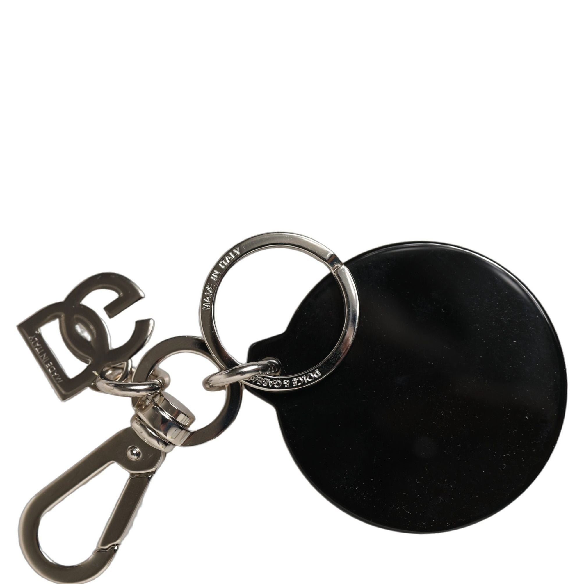 Dolce & Gabbana Black Kaisen Toge Inumaki Charm Metal Keychain Keyring