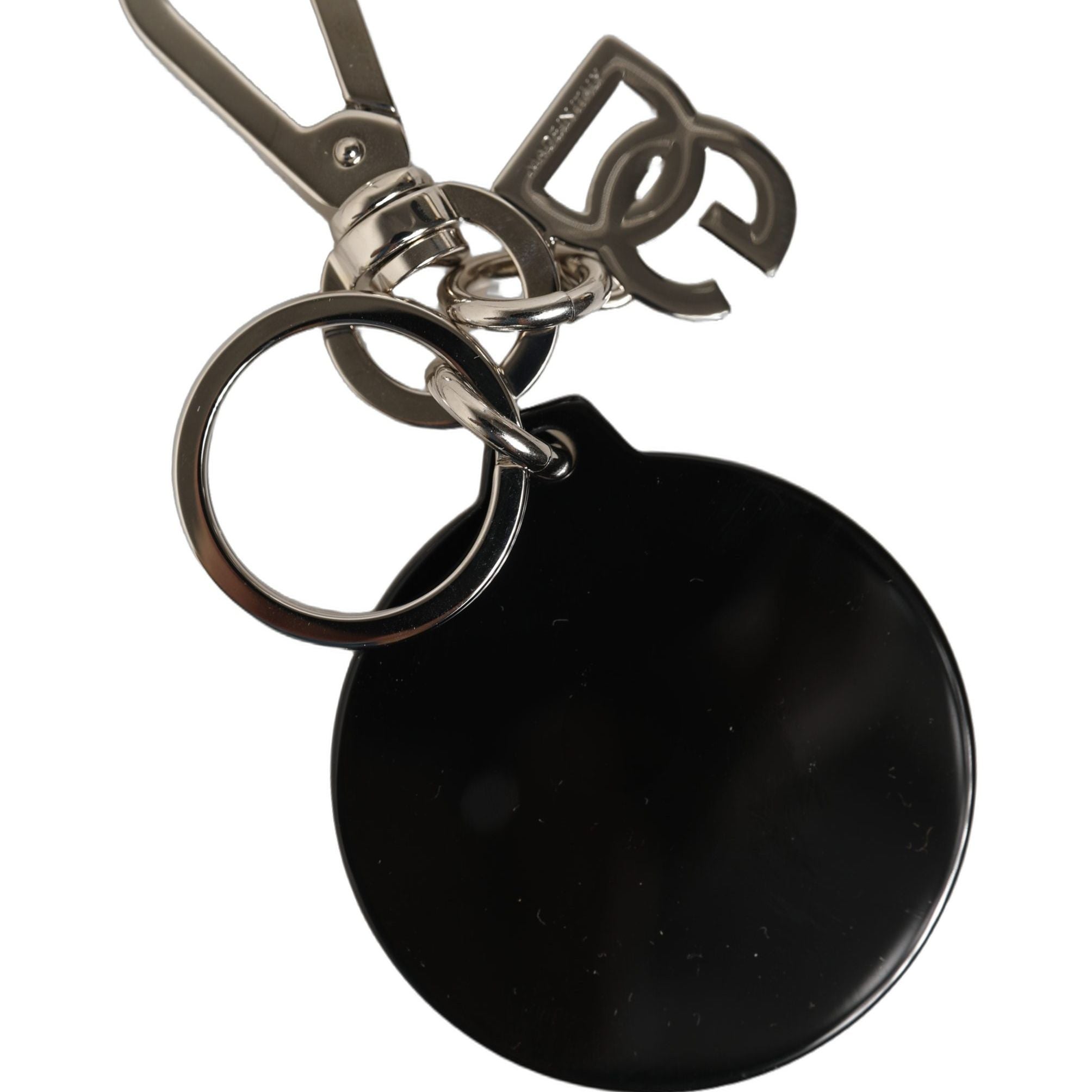 Dolce & Gabbana Black Kaisen Panda Chibi Charm Metal Keychain Keyring