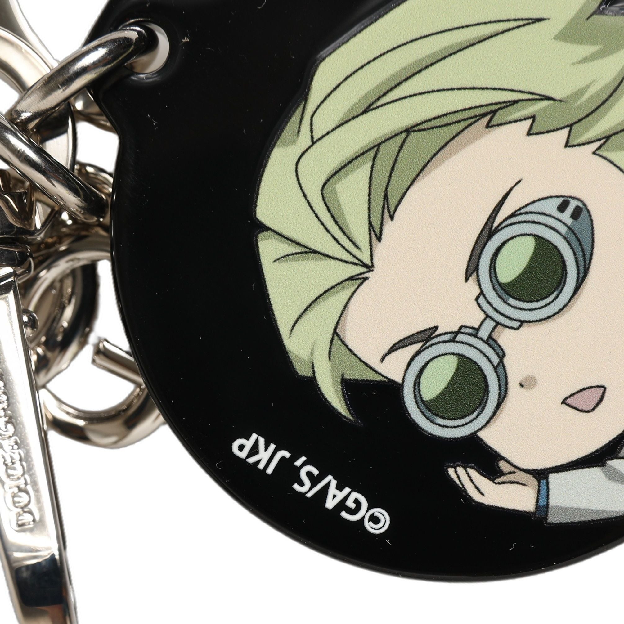 Dolce & Gabbana Black Kaisen Kento Nanami Charm Metal Keychain Keyring