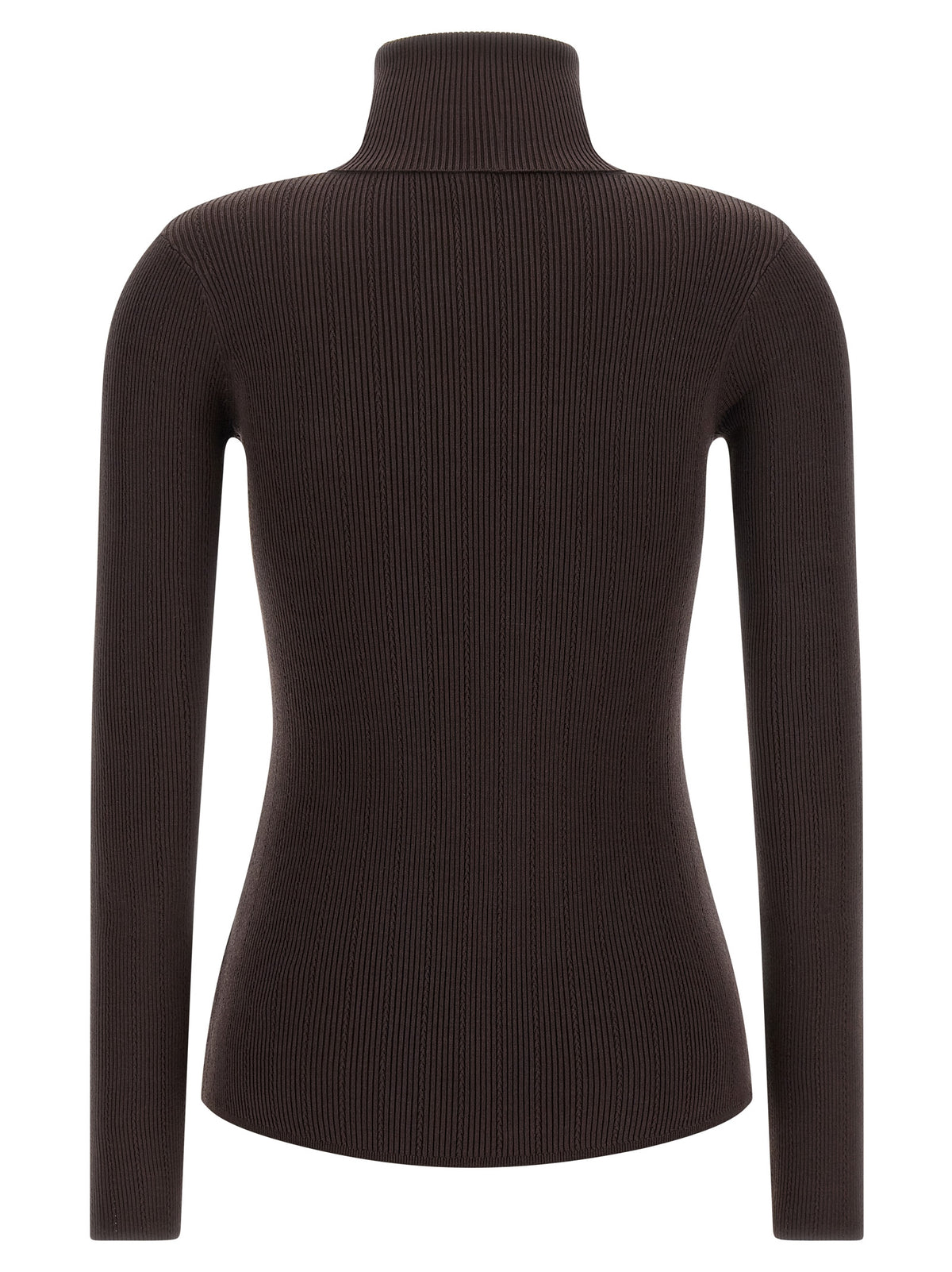 Elisabetta Franchi Brown Lycra Cardigan