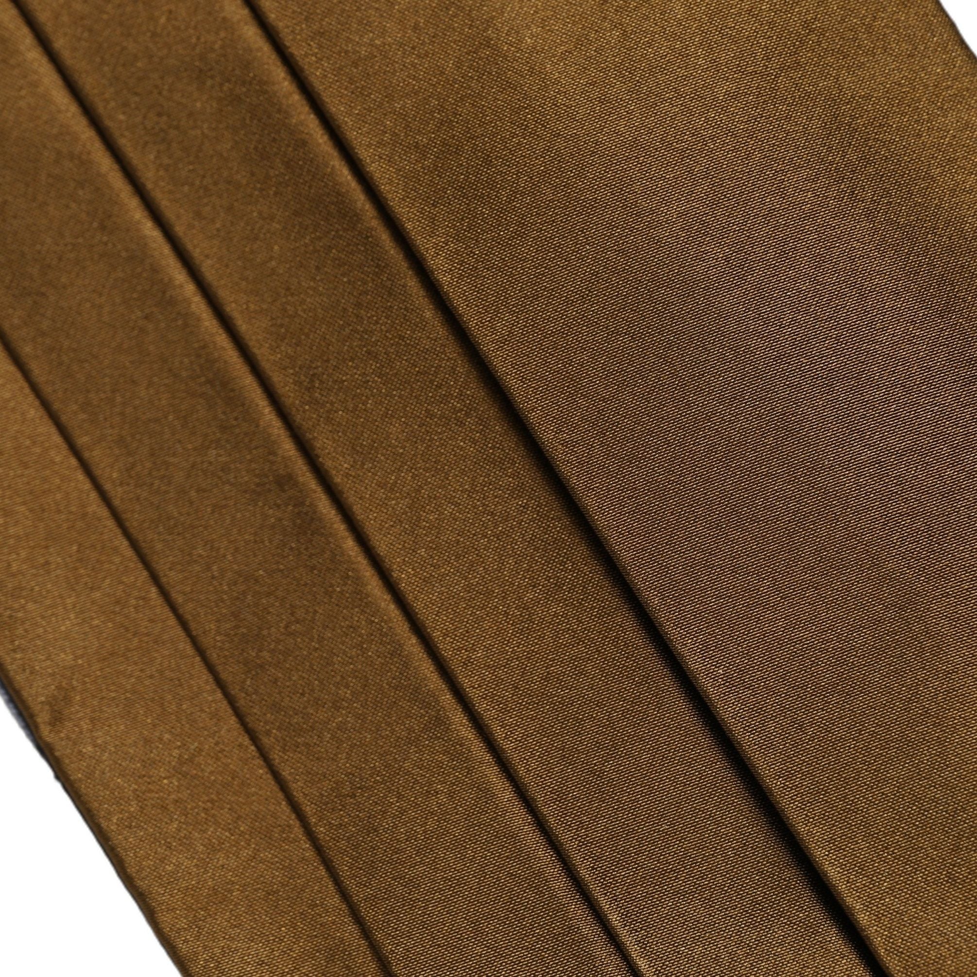 Dolce & Gabbana Brown Men 100% Silk Belt Waist Cummerbund