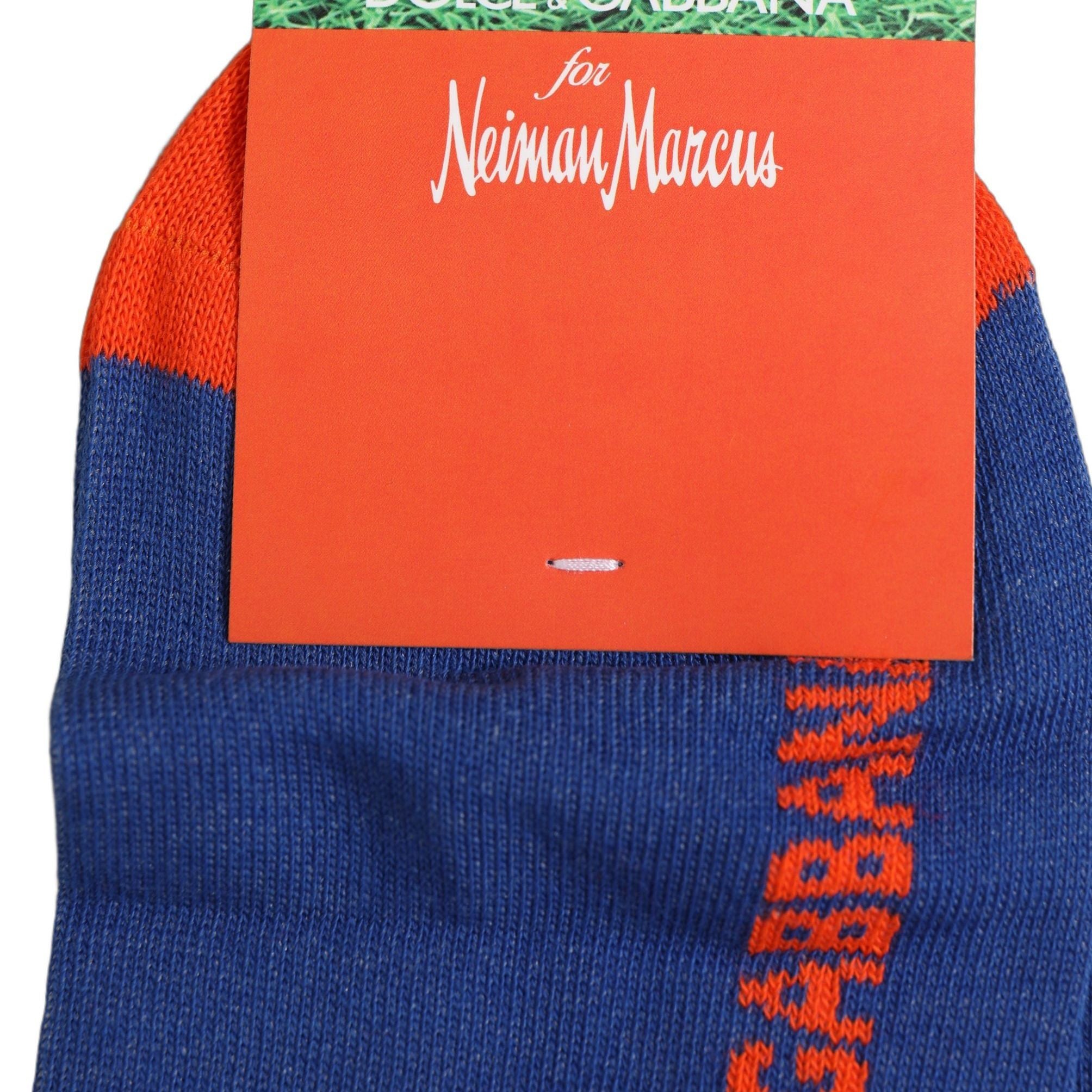 Dolce & Gabbana Men Multicolor Cotton Mid Calf Accessory Socks