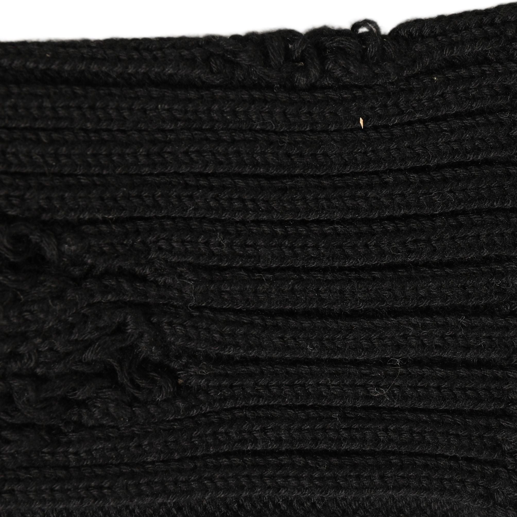 Dolce & Gabbana Black Cotton Distressed Mid Calf Accessory Socks
