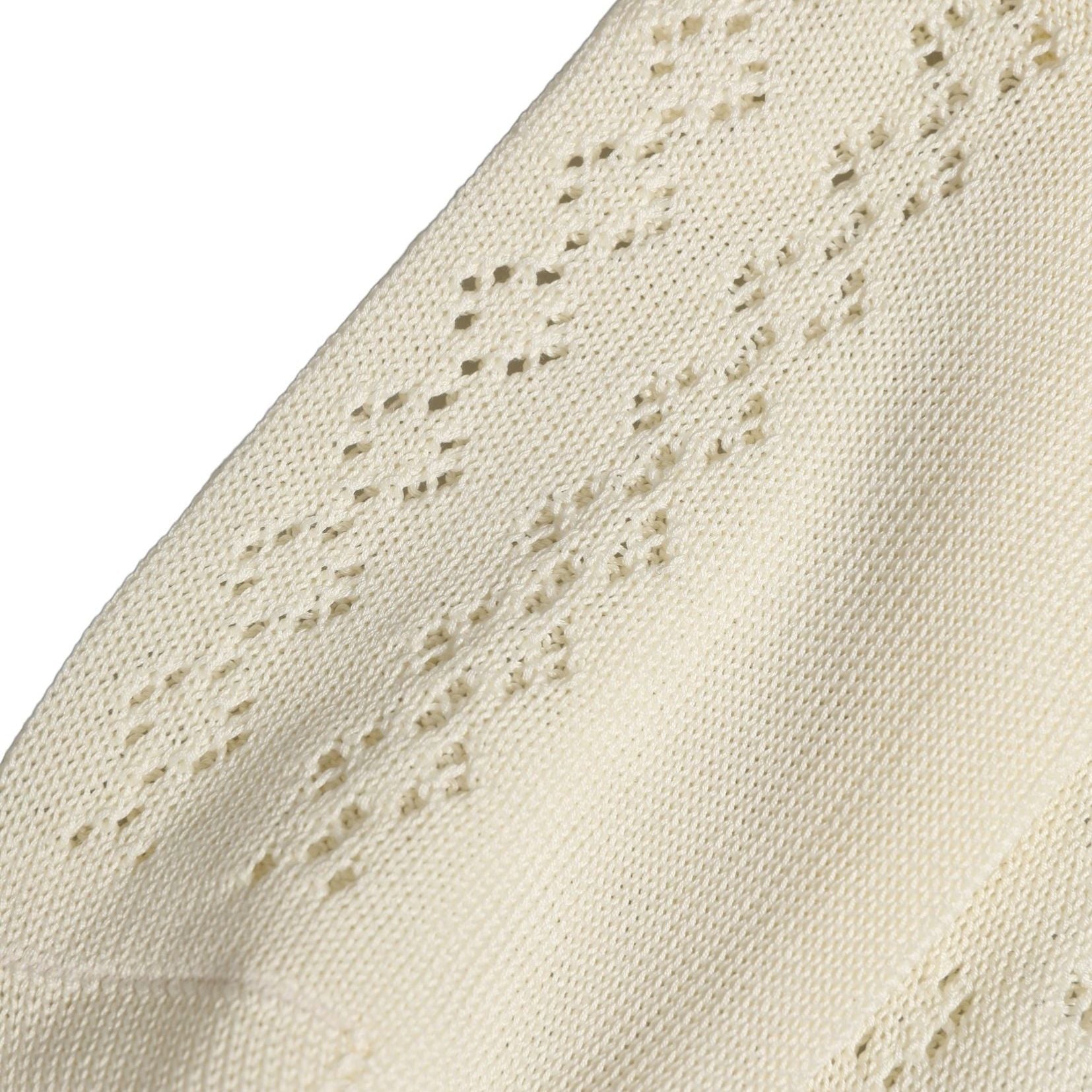 Dolce & Gabbana Off White Cotton Knit Mid Calf Accessory Socks