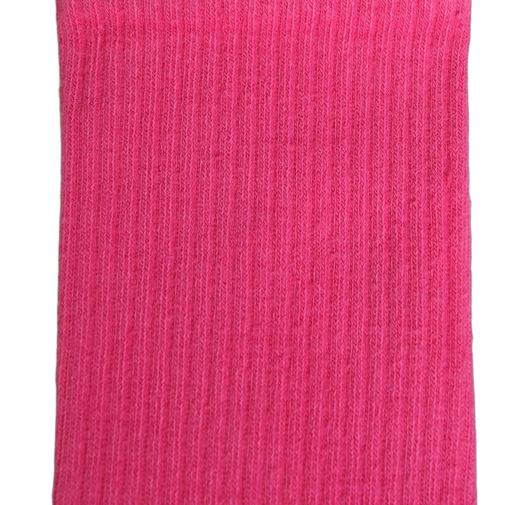 Dolce & Gabbana Pink Cotton Ribbed Mid Calf Women Accessory Socks