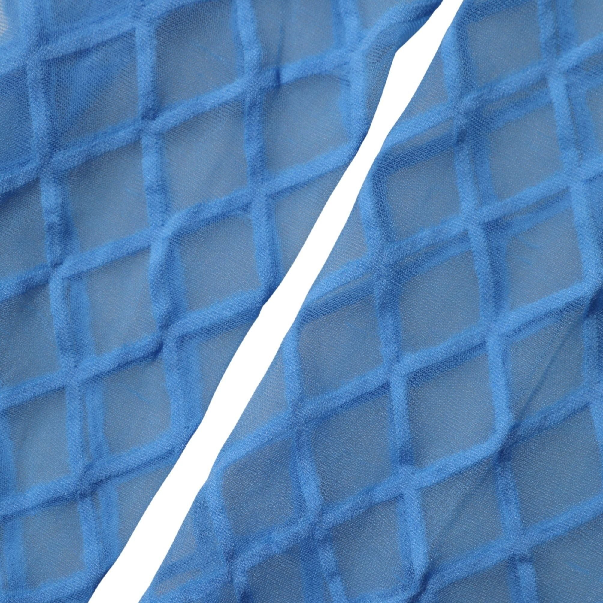 Dolce & Gabbana Light Blue Nylon Fishnet Pantyhose Stockings Socks