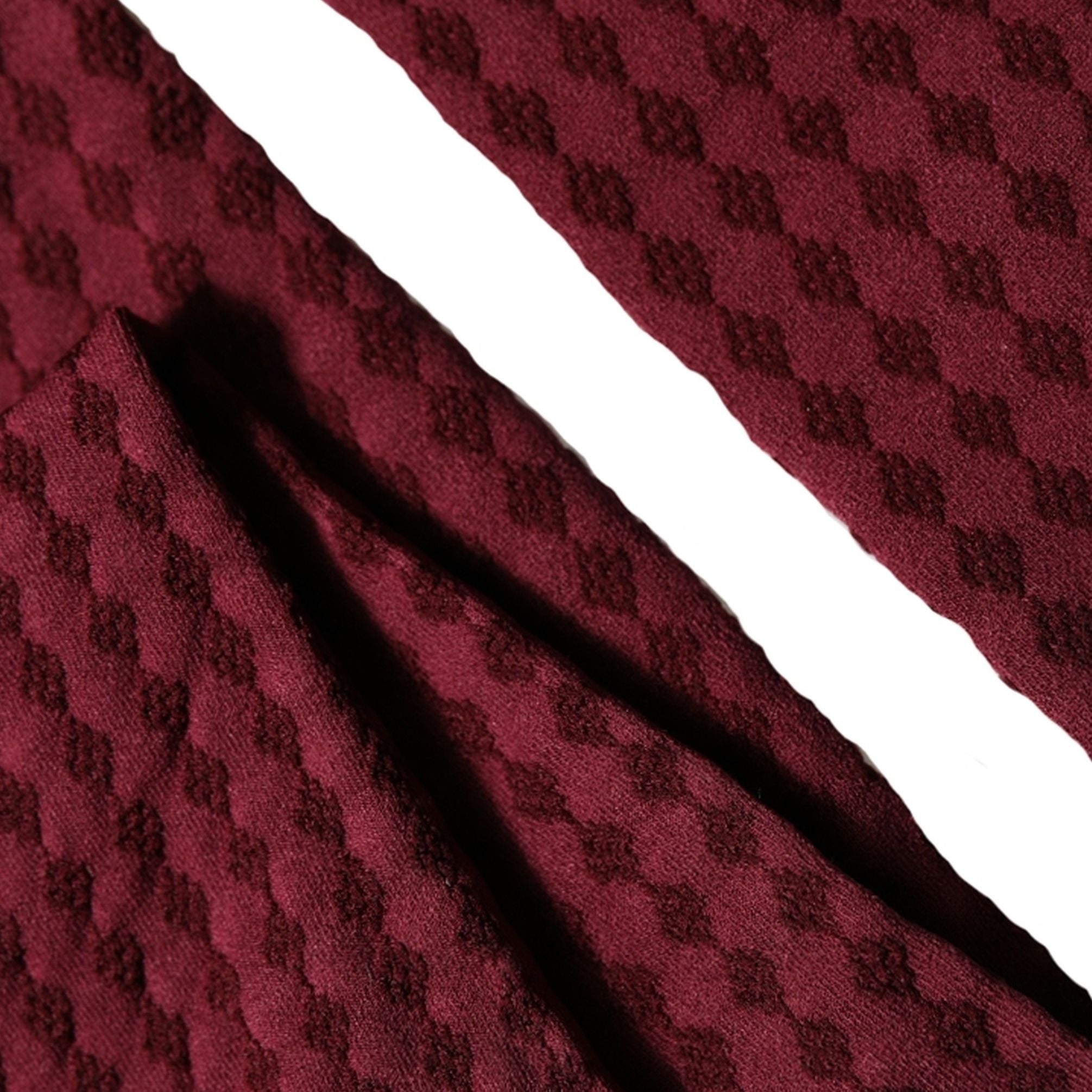 Dolce & Gabbana Burgundy Nylon Fishnet Pantyhose Stockings Socks
