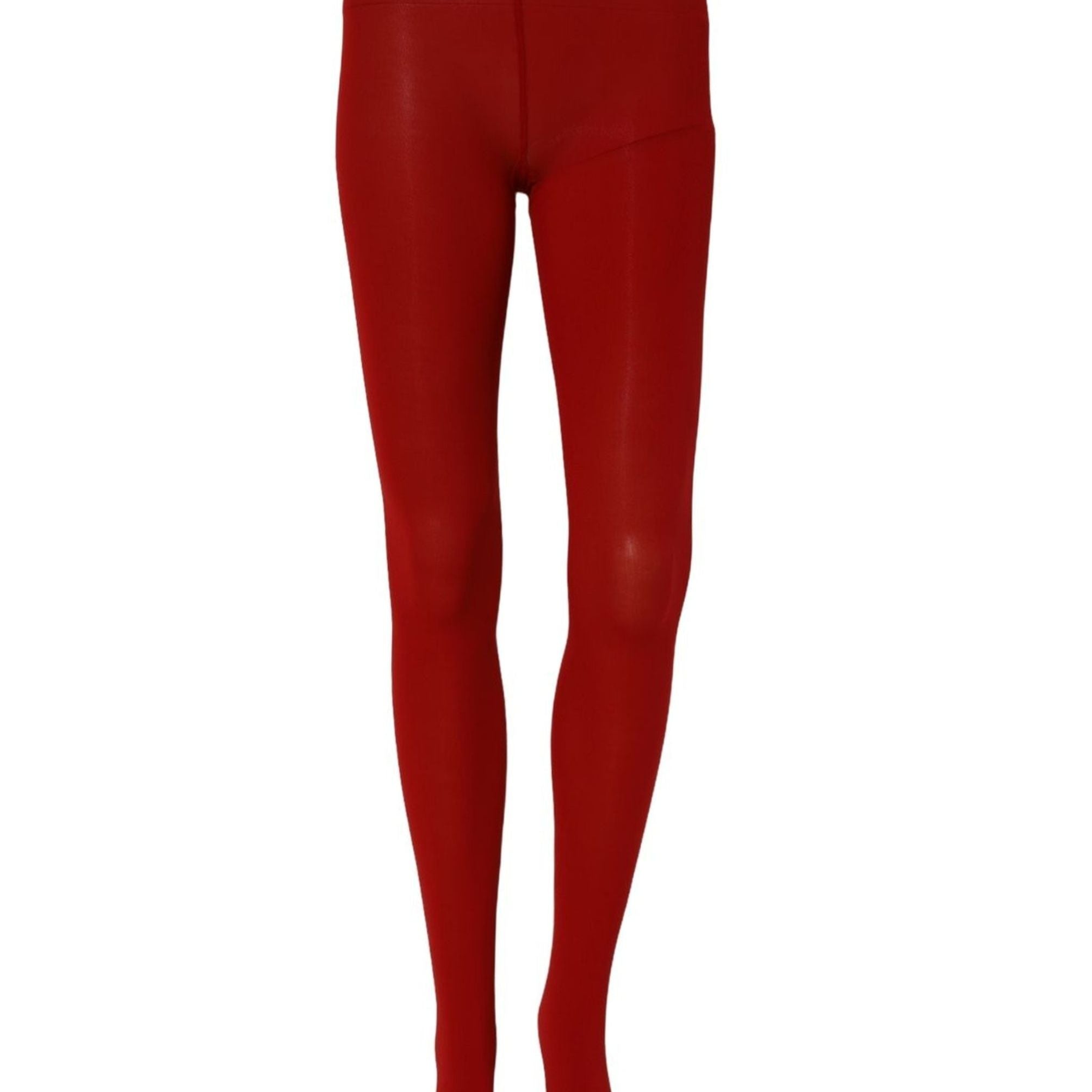 Dolce & Gabbana Red Nylon Tights Stocking Pantyhose Socks