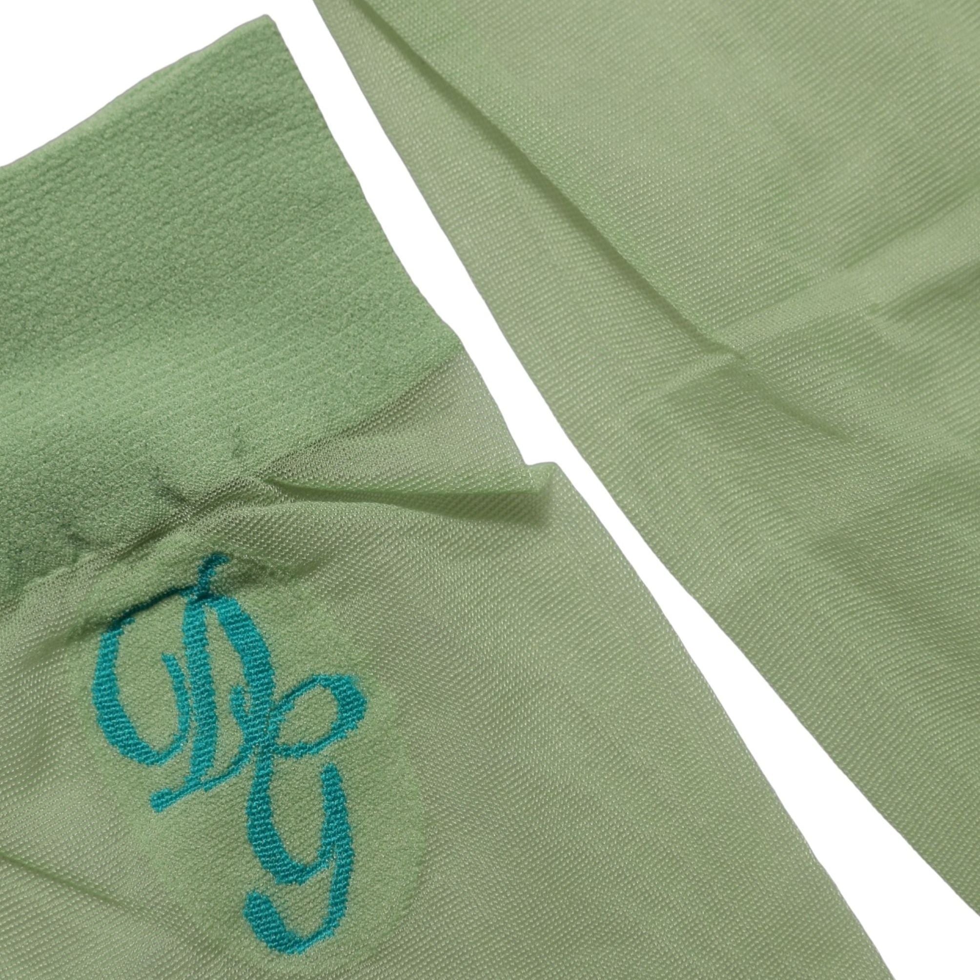 Dolce & Gabbana Green Knee High Sheer Nylon Accessory Socks