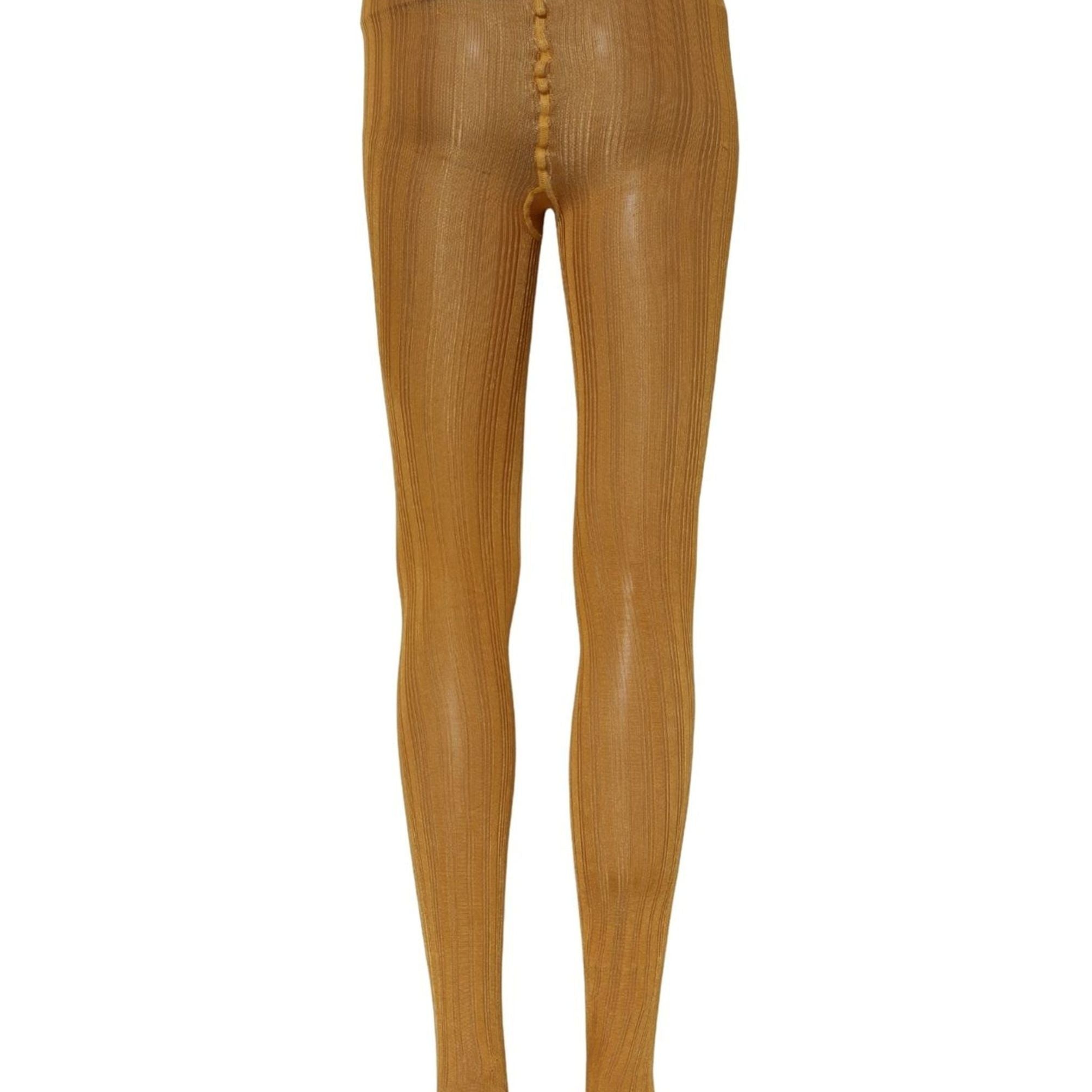 Dolce & Gabbana Mustard Nylon Tights Pantyhose Stockings Socks