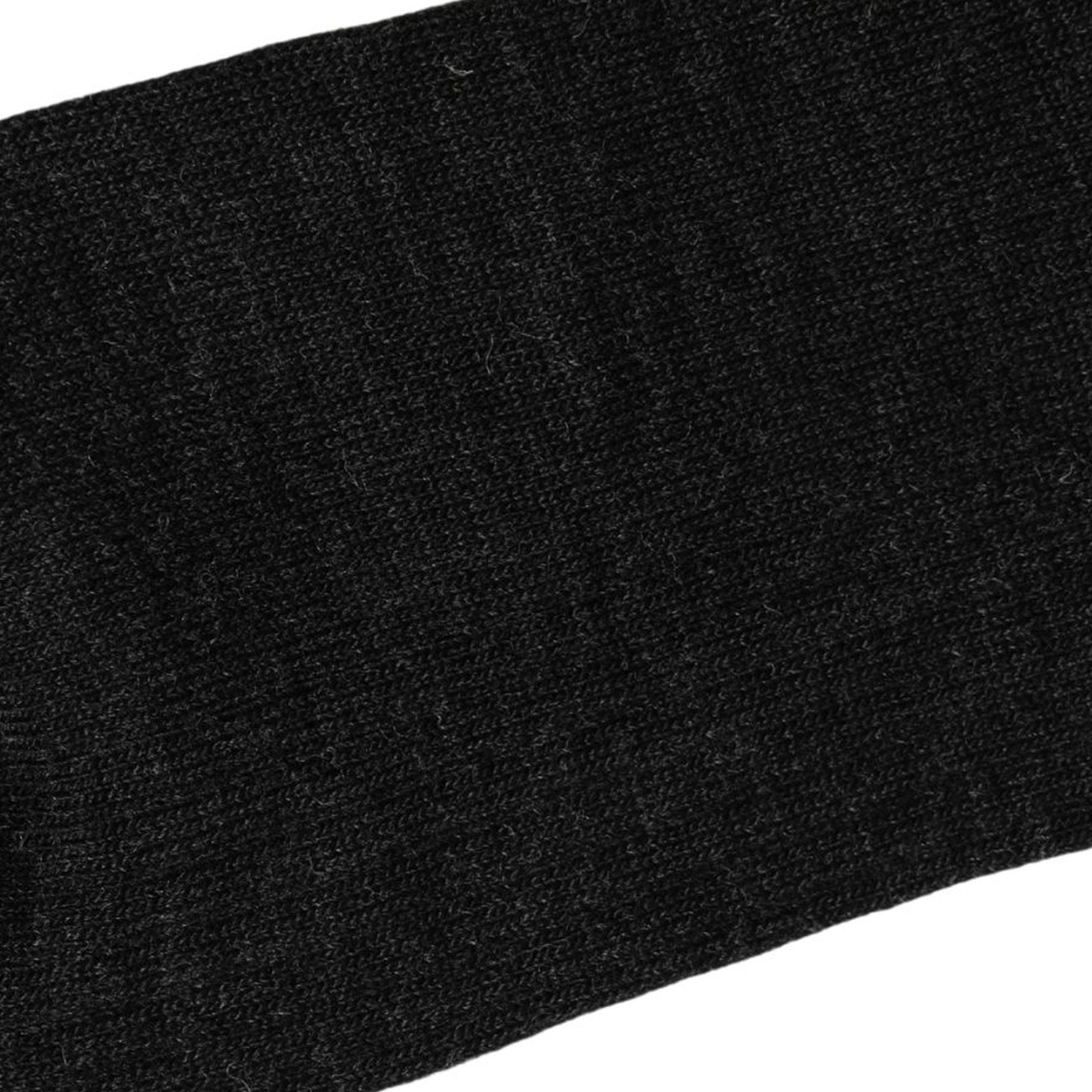 Dolce & Gabbana Dark Gray Sequined Wool Knee High Accessory Socks