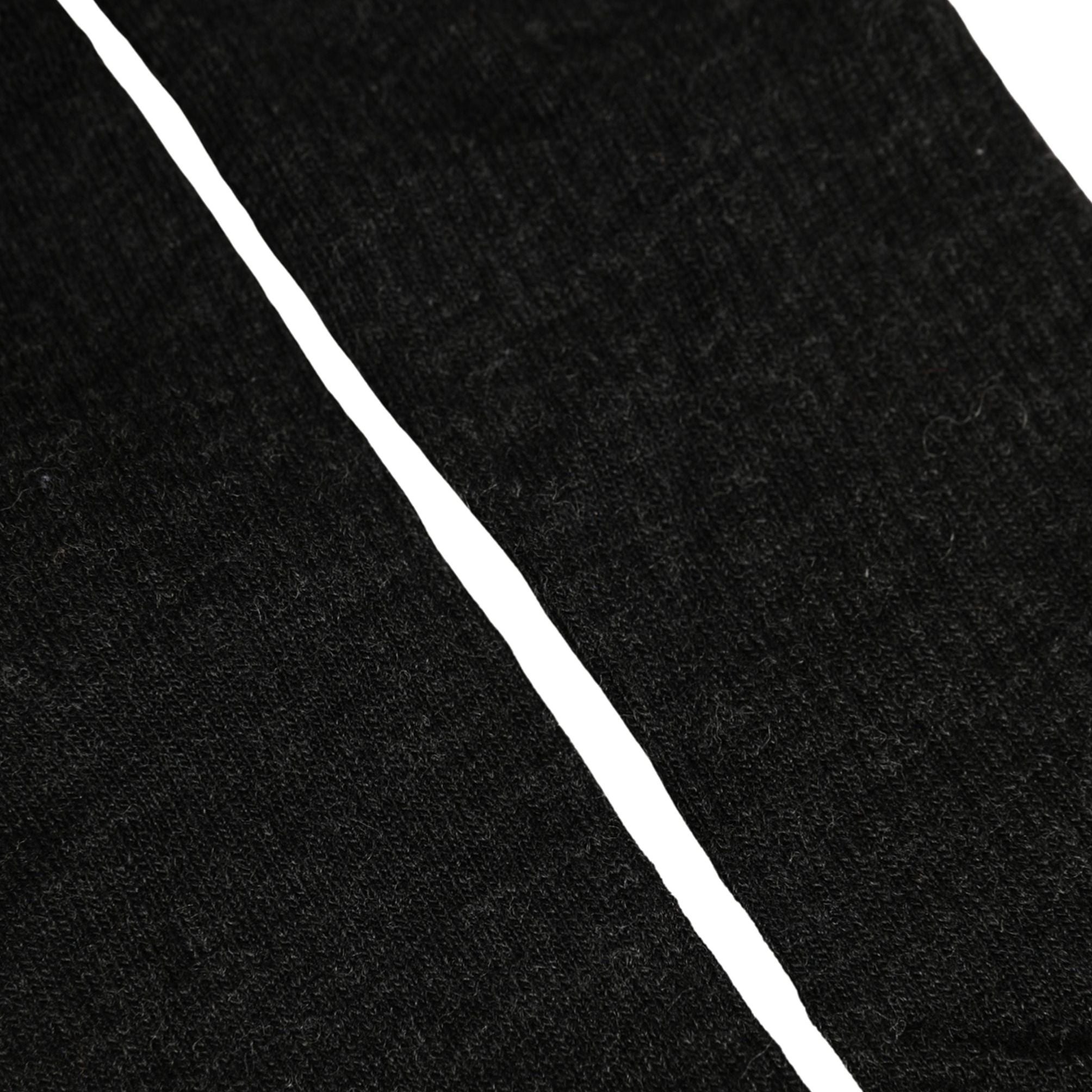 Dolce & Gabbana Black Wool DG Logo Mid Calf Accessory Socks