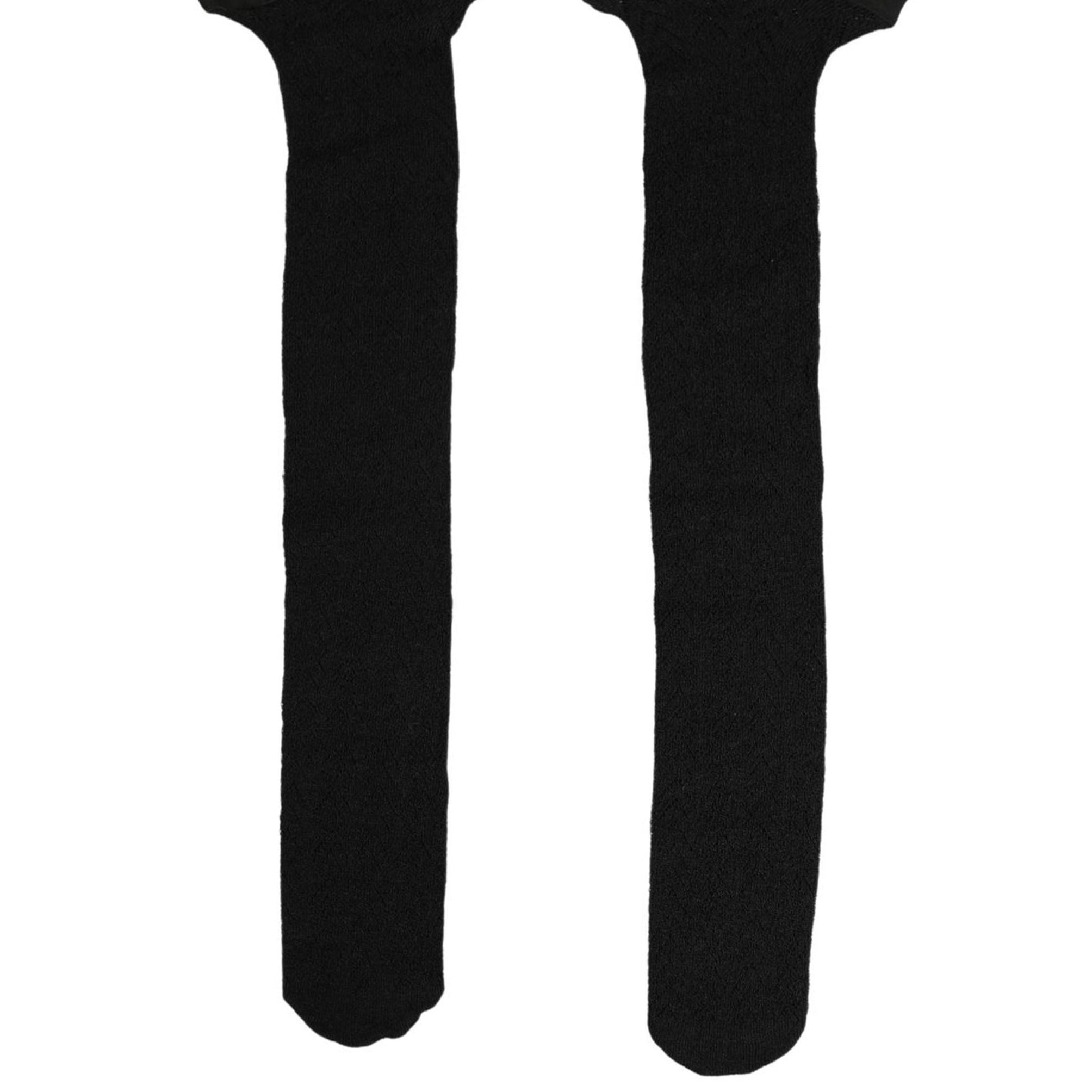 Dolce & Gabbana Black Wool Logo Calf Long Women Accessory Socks
