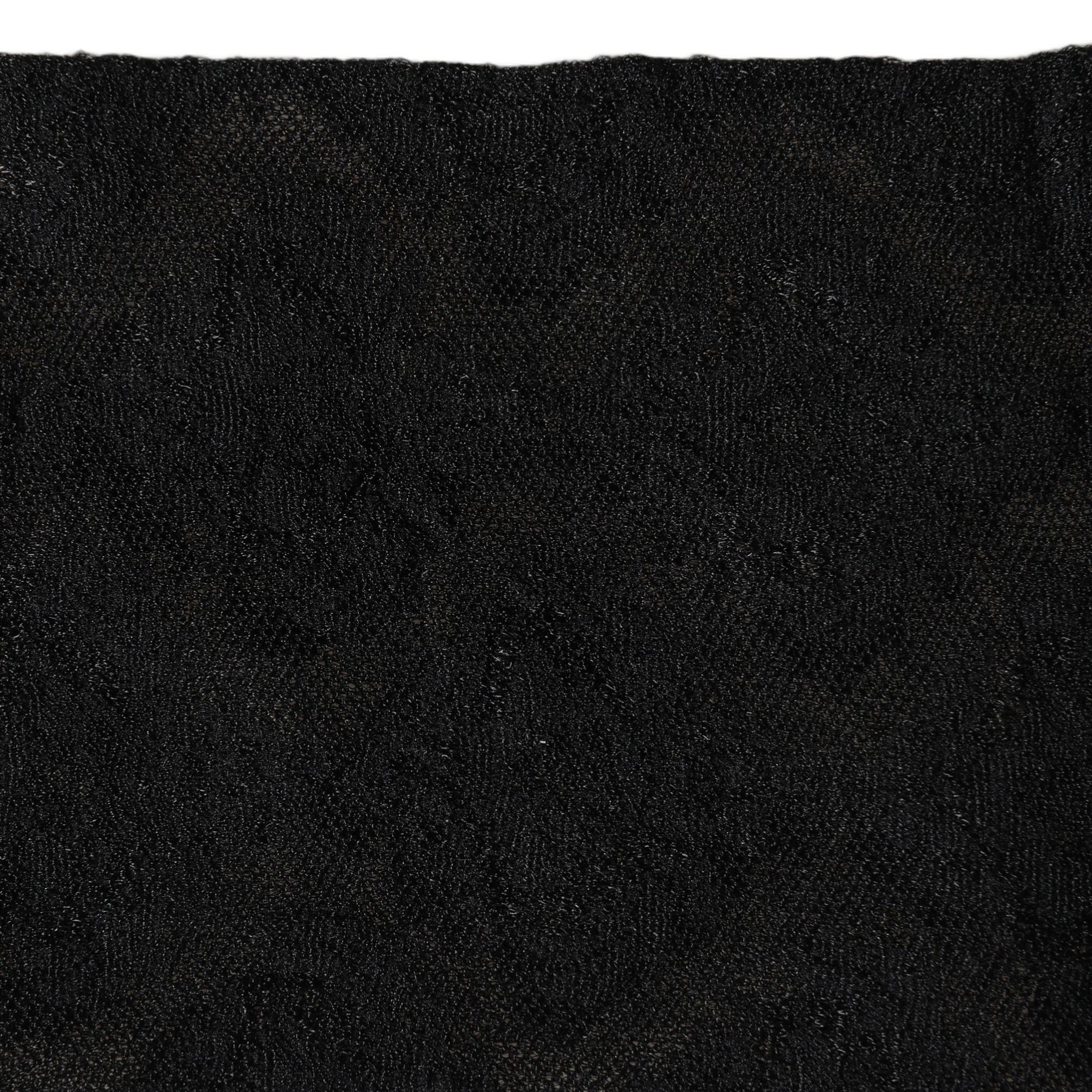 Dolce & Gabbana Black Floral Nylon Stretch Mid Calf Socks