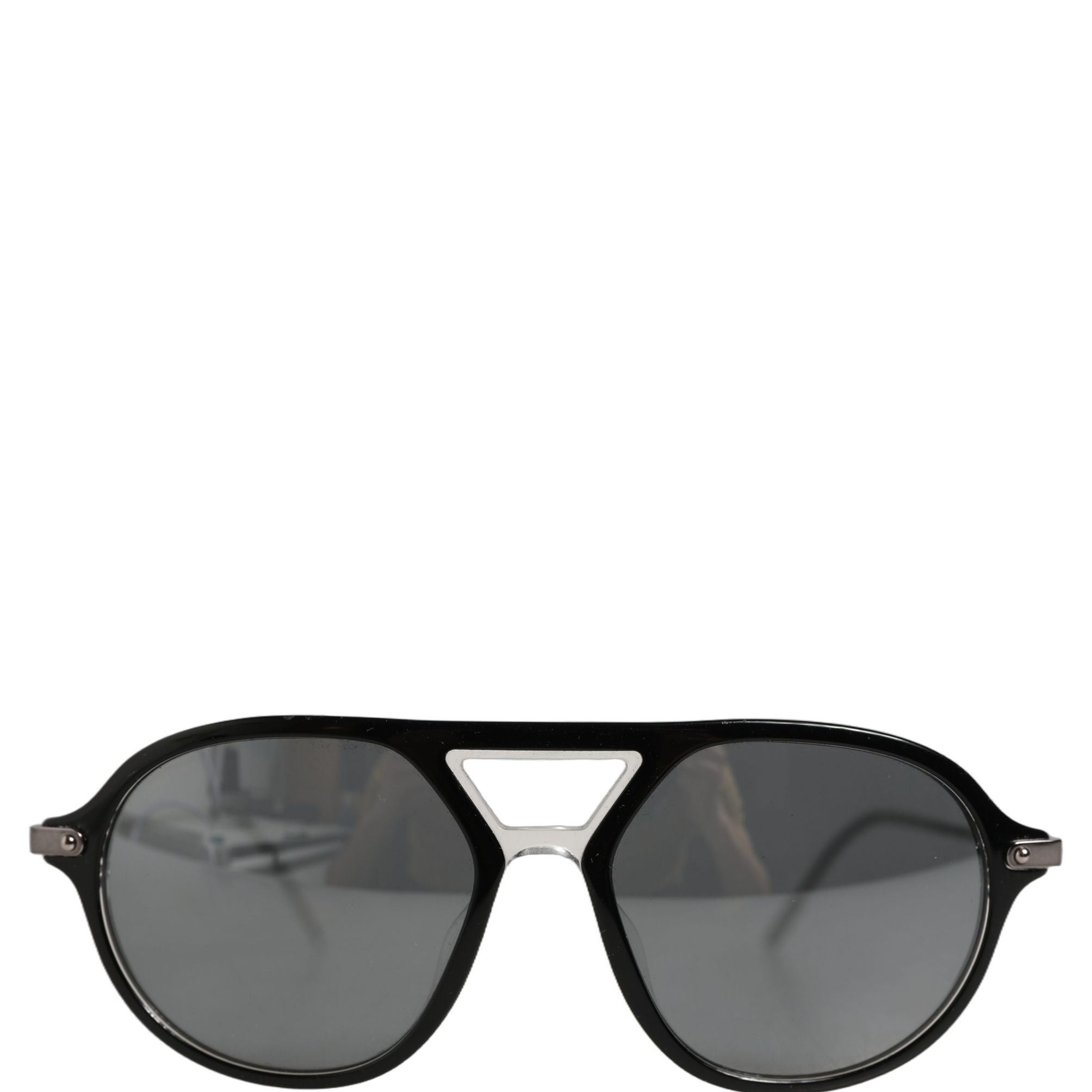 Dolce & Gabbana Black Acetate Frame DG4343F Bridge Detail Sunglasses