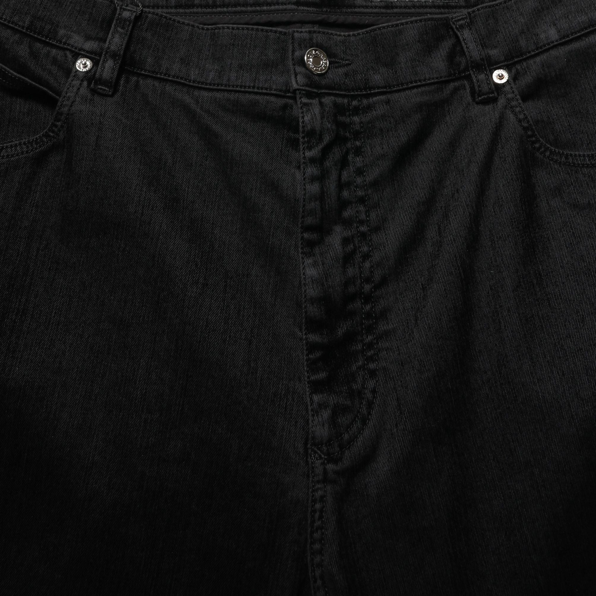 Dolce & Gabbana Black Cotton Relaxed Wide Leg Men Denim Jeans