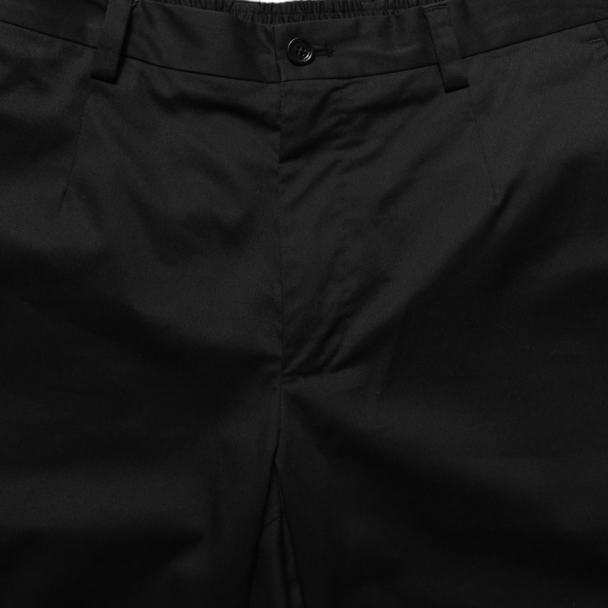 Dolce & Gabbana Black Cotton Mid Waist Men Bermuda Shorts