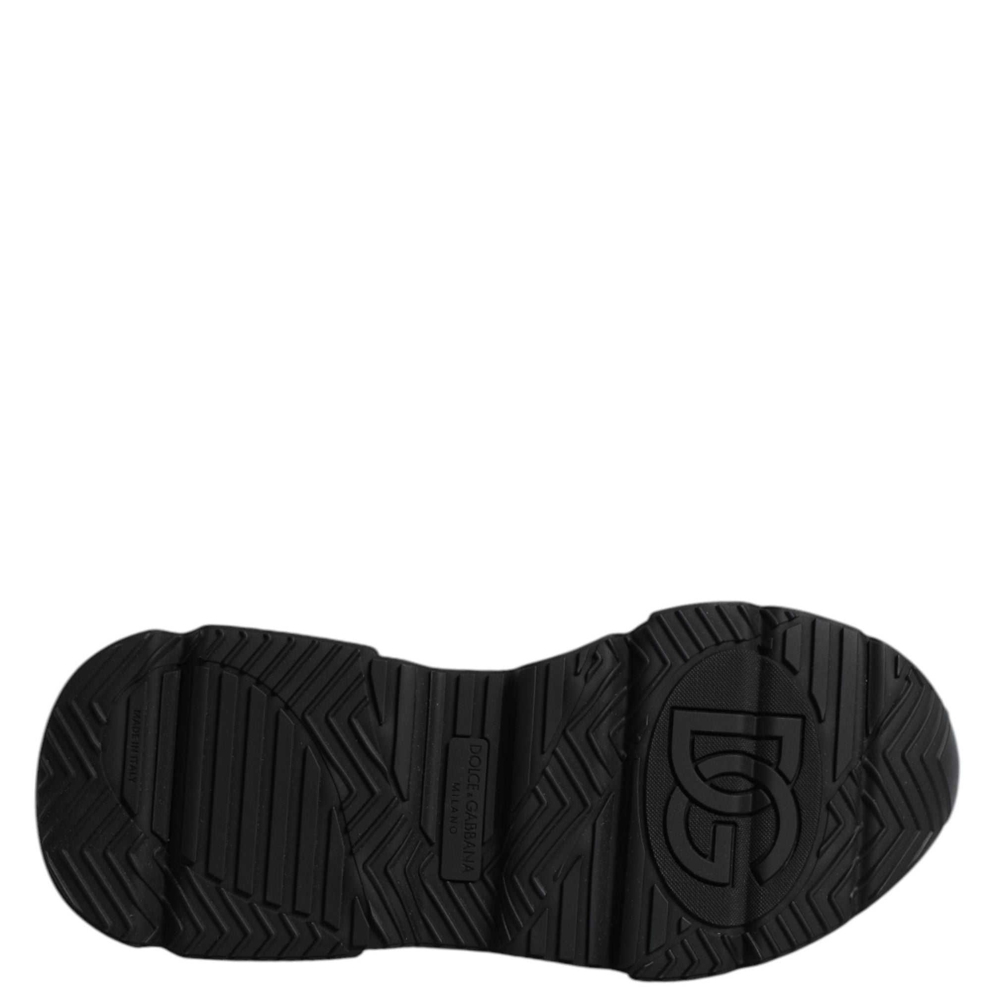 Dolce & Gabbana White Black Daymaster Two Tone Sneaker Shoes
