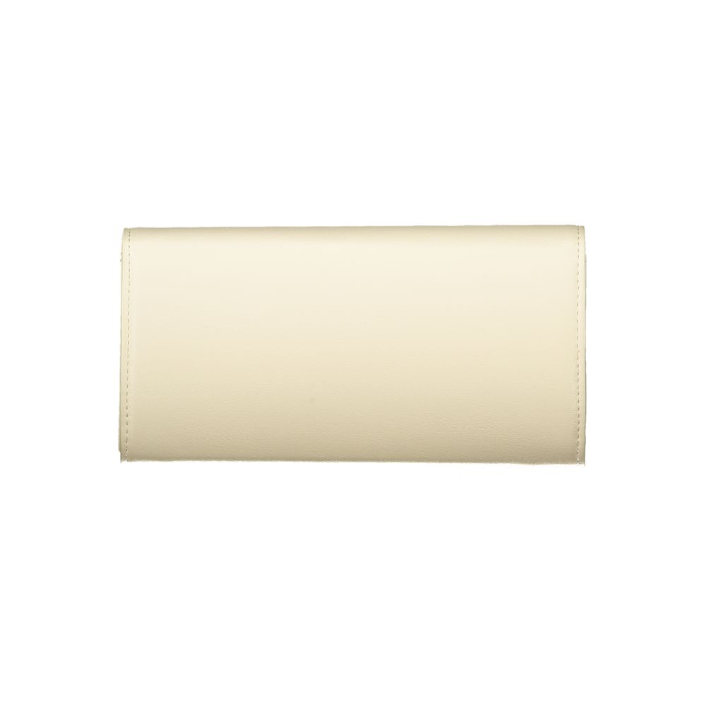 Mario Valentino Beige Polyurethane Womens Wallet