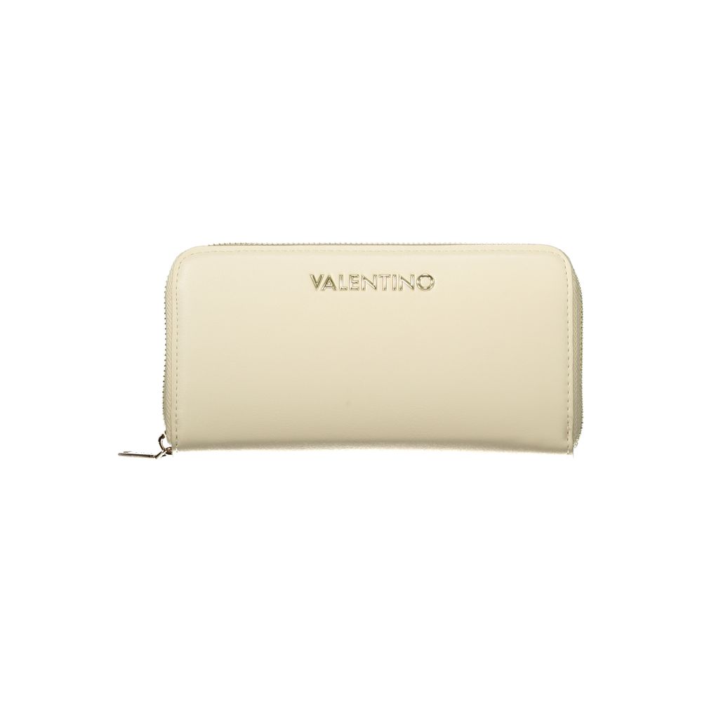 Mario Valentino Beige Polyurethane Women Wallet
