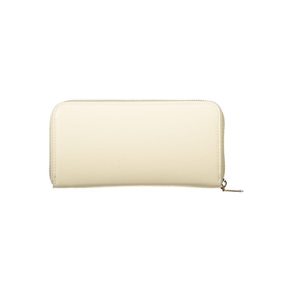 Mario Valentino Beige Polyurethane Women Wallet
